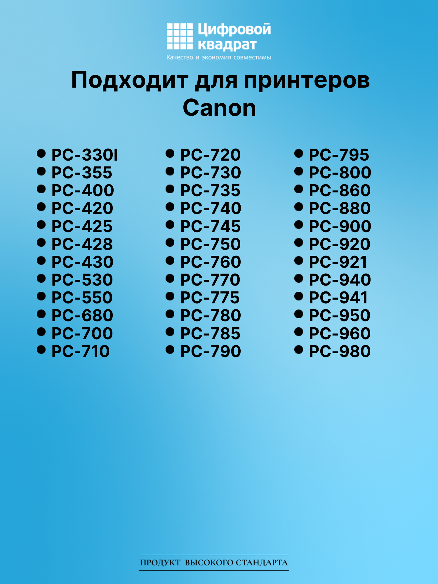Картридж для Canon PC-890 (E30), PC-900, PC-920 3