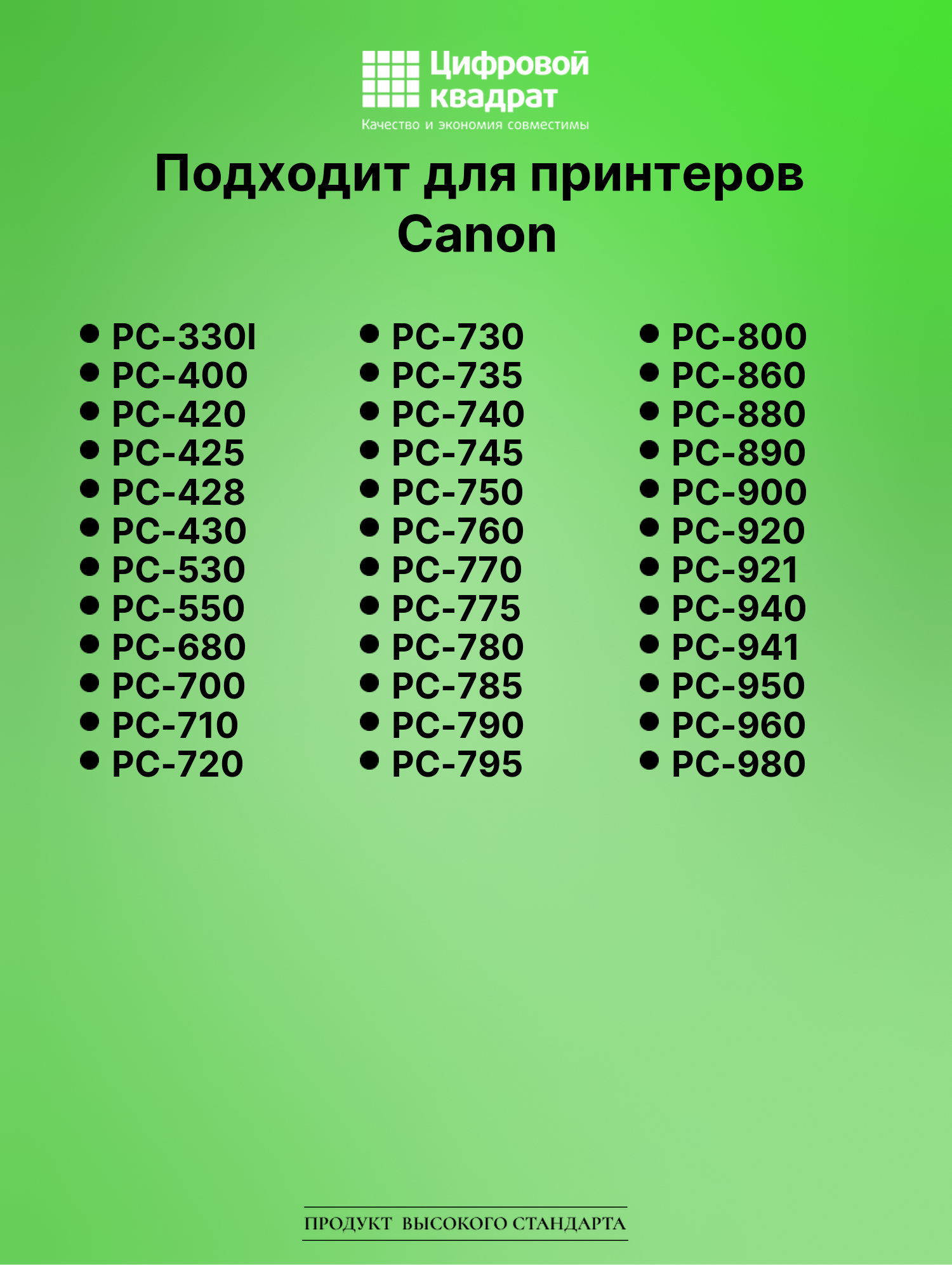 Картридж для Canon PC-355 (E30), PC-400, PC-420 3