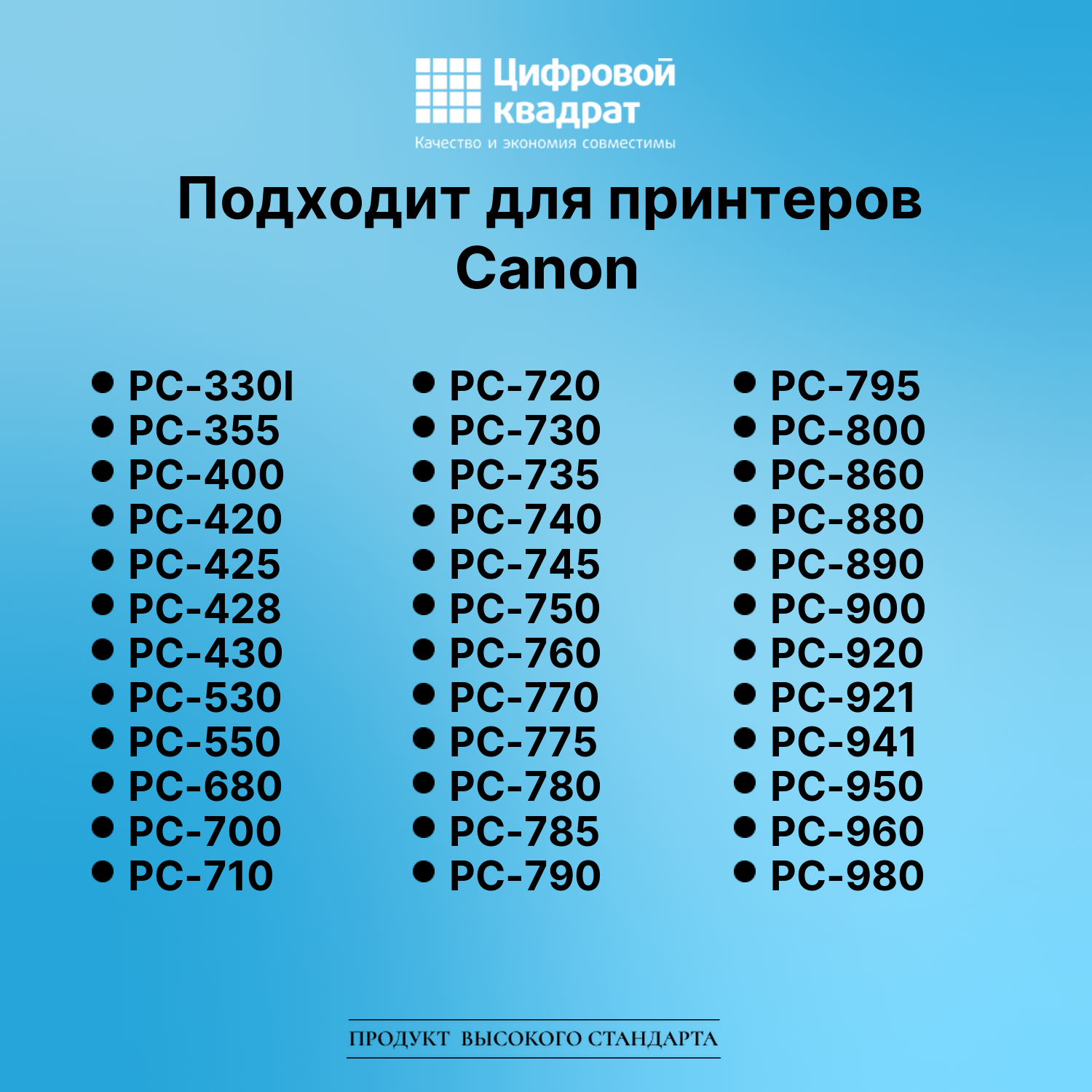Картридж для Canon PC-940 совместимый 3