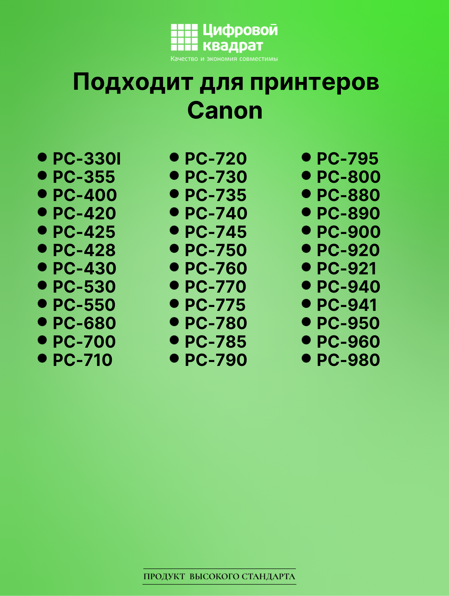 Картридж для Canon PC-860 (E30), PC-880, PC-890 3