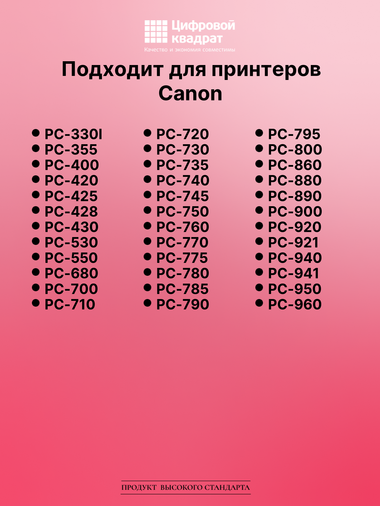 Картридж для Canon PC-980 (E30), PC-981, FC-100 3