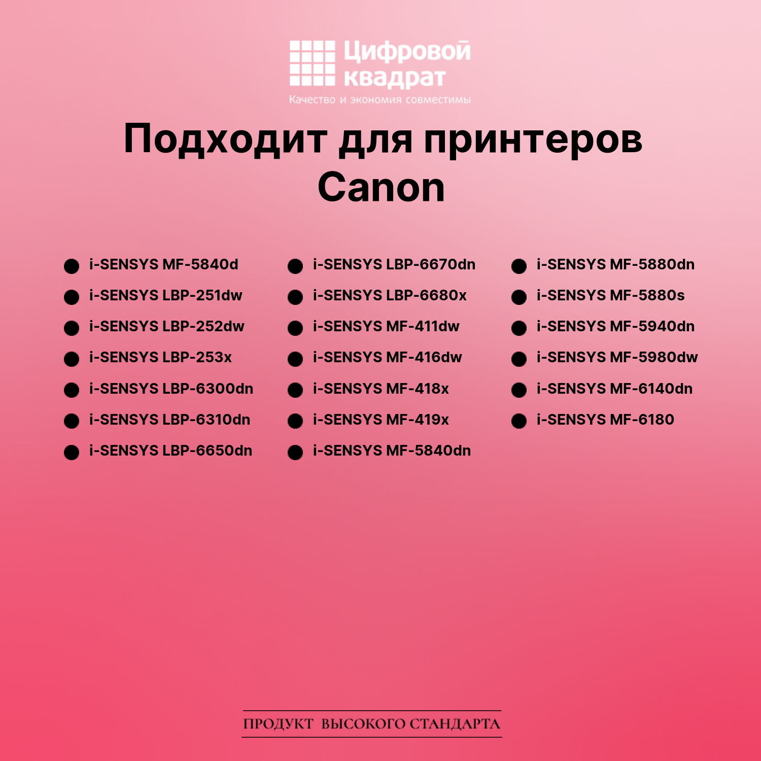 Картридж для Canon MF-5840d с чипом совместимый 2