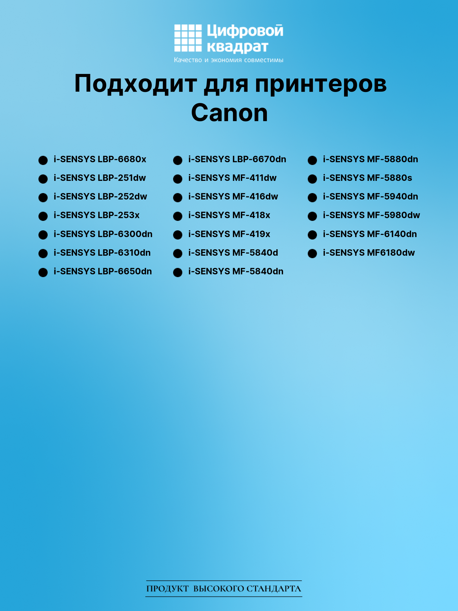Картридж для Canon i-SENSYS LBP-6680x (719H), MF-418x 2