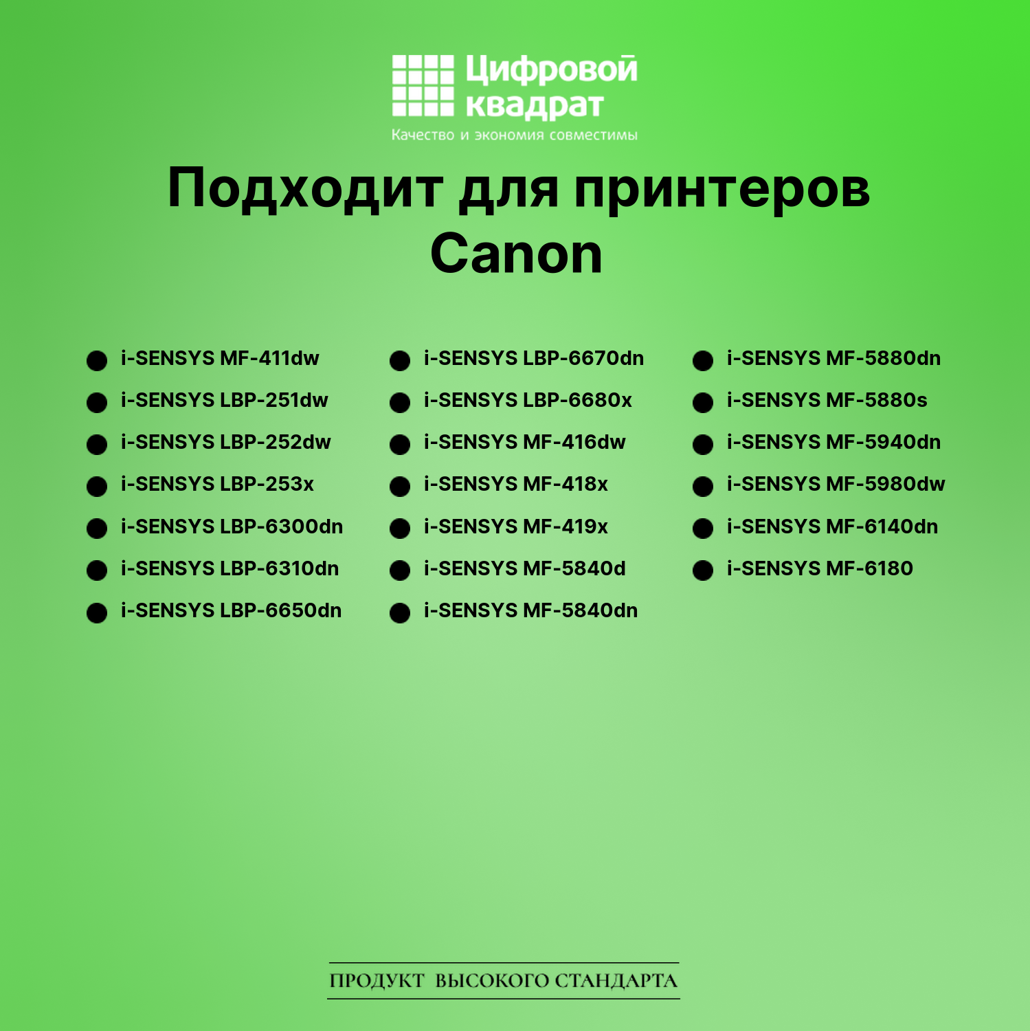 Картридж для Canon MF-411dw с чипом совместимый 2