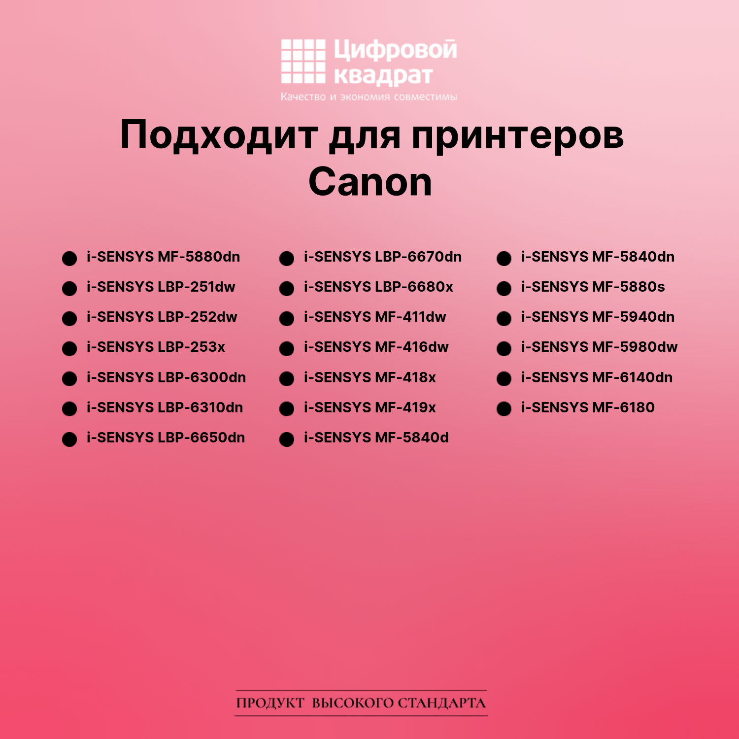 Картридж для Canon MF-5880dn с чипом совместимый 2