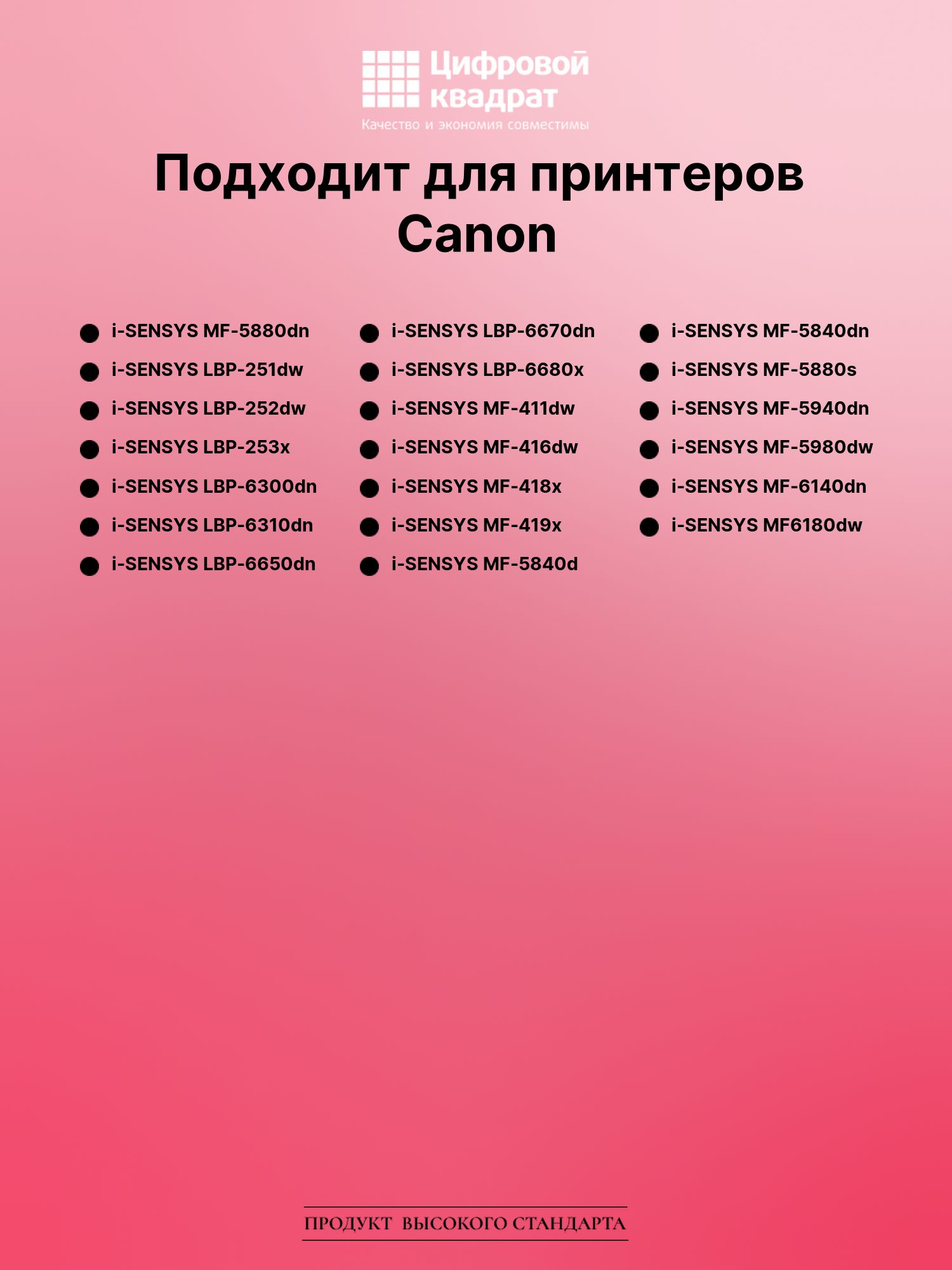 Картридж для Canon i-SENSYS MF-5880dn (719H), LBP-253x 2