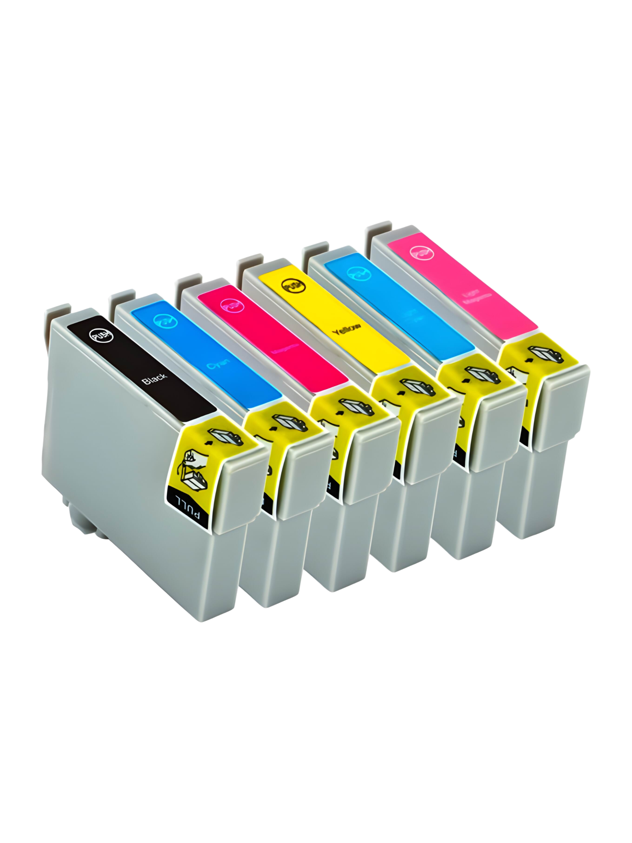 Картриджи T0481-T0486 для Epson набор cmyk lclm 1