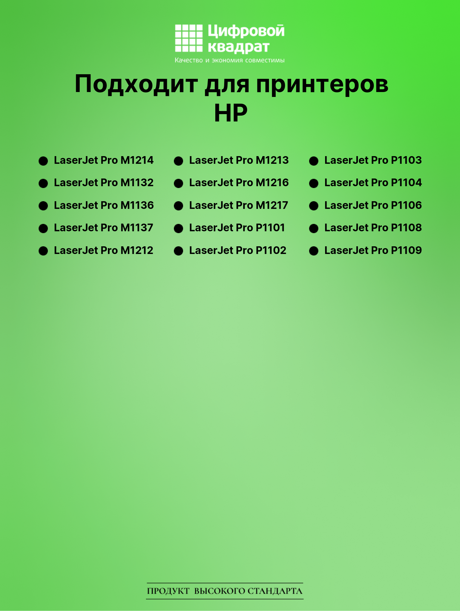 Картридж для HP LaserJet Pro M1214 с чипом совместимый 2