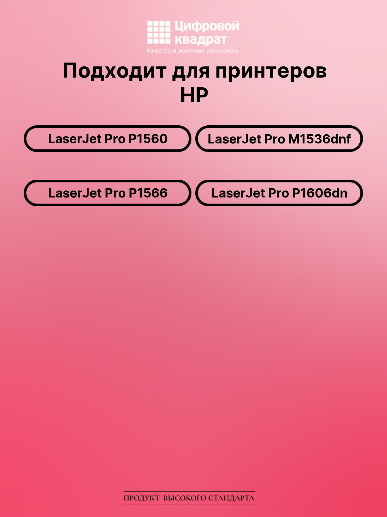 Картридж для HP LaserJet Pro P1560 с чипом совместимый 2