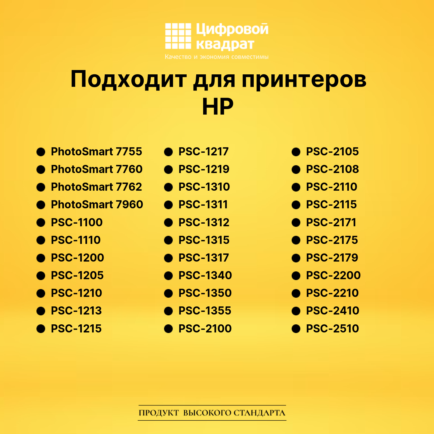 Набор картриджей №56-57-58 HP C6656A-C6658A совместимый 5