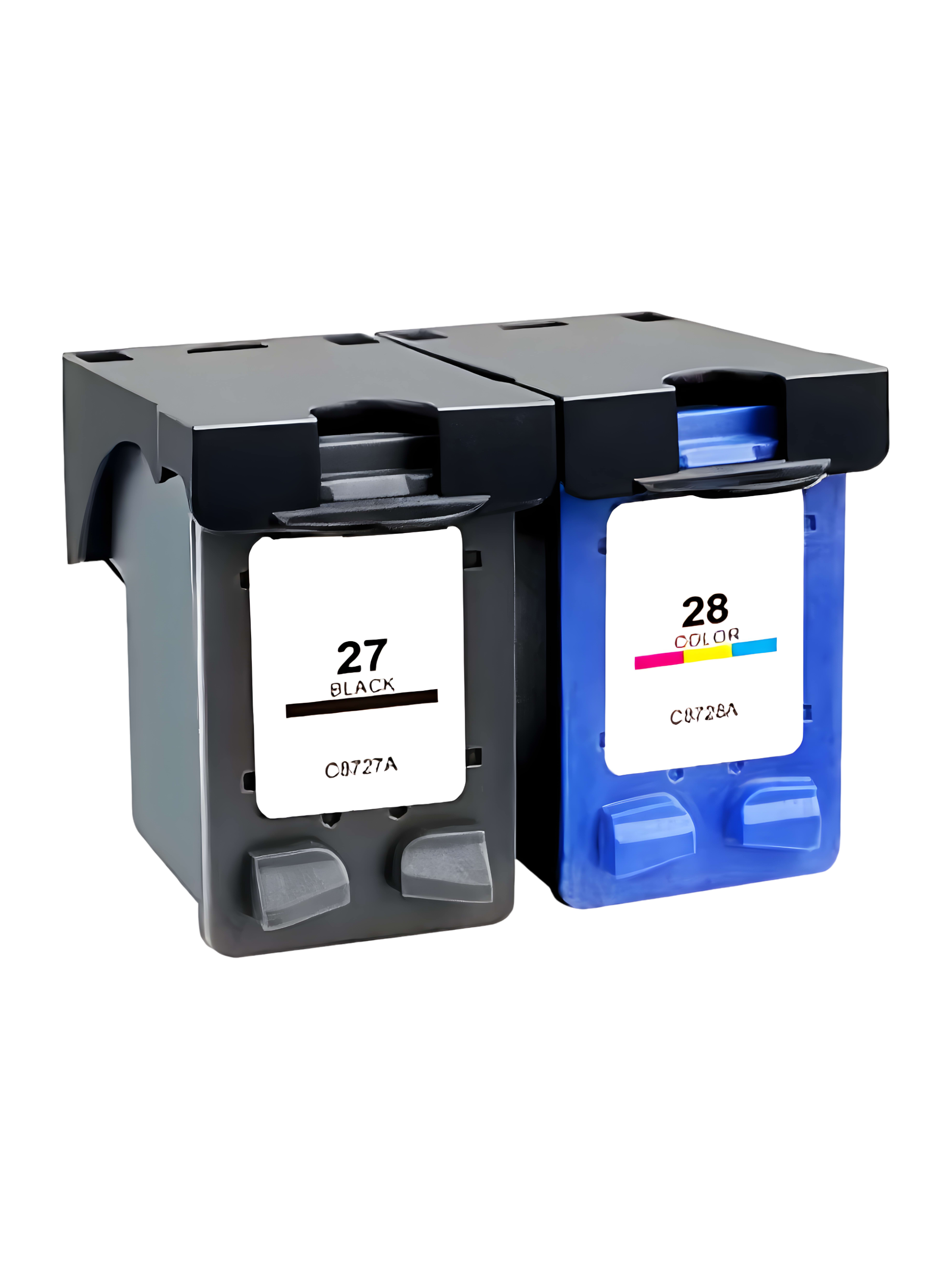 Набор картриджей №27-28 HP C8727AE-C8728A совместимый 1