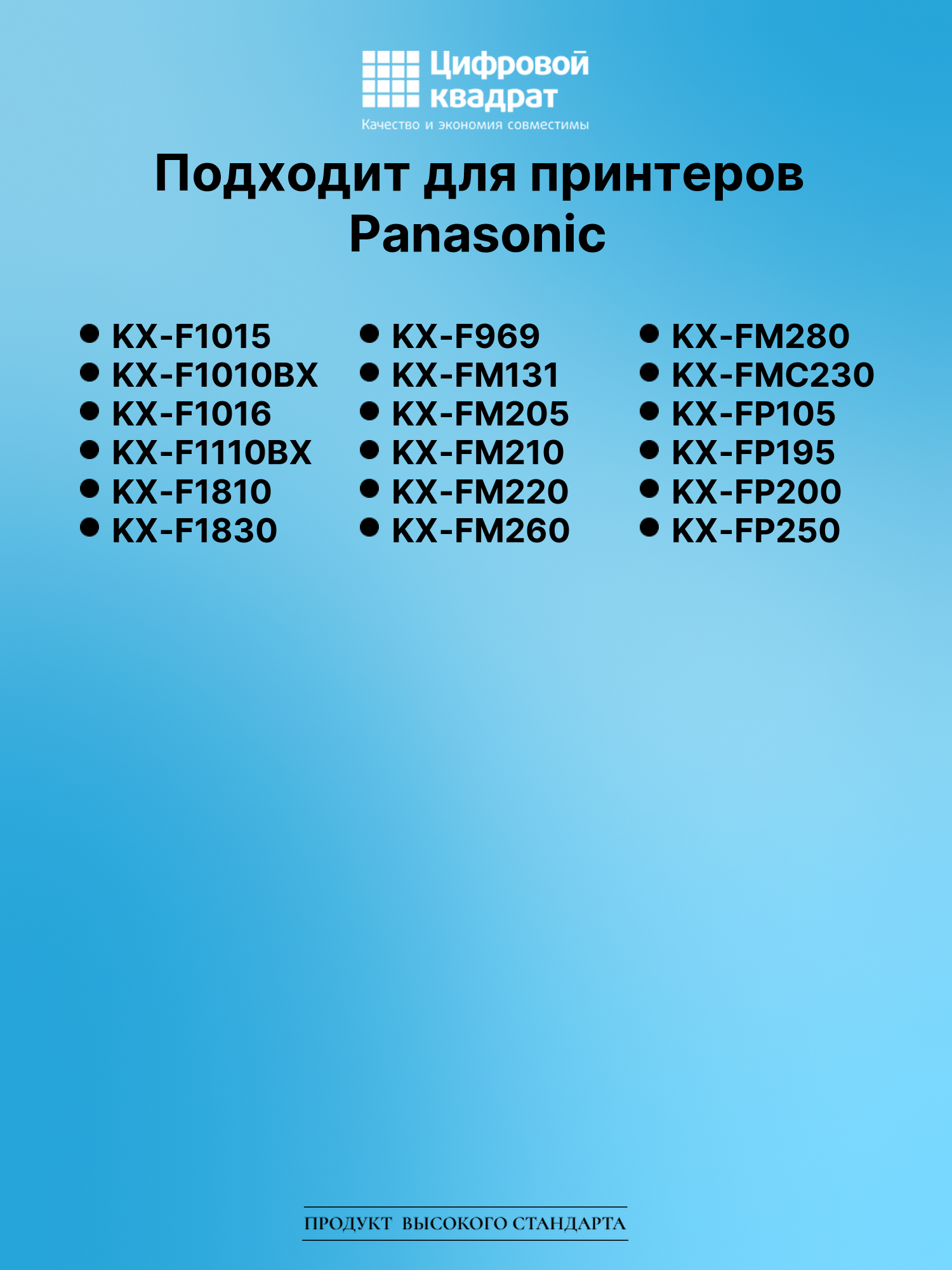 Термопленка для Panasonic KX-F1015 совместимая 2