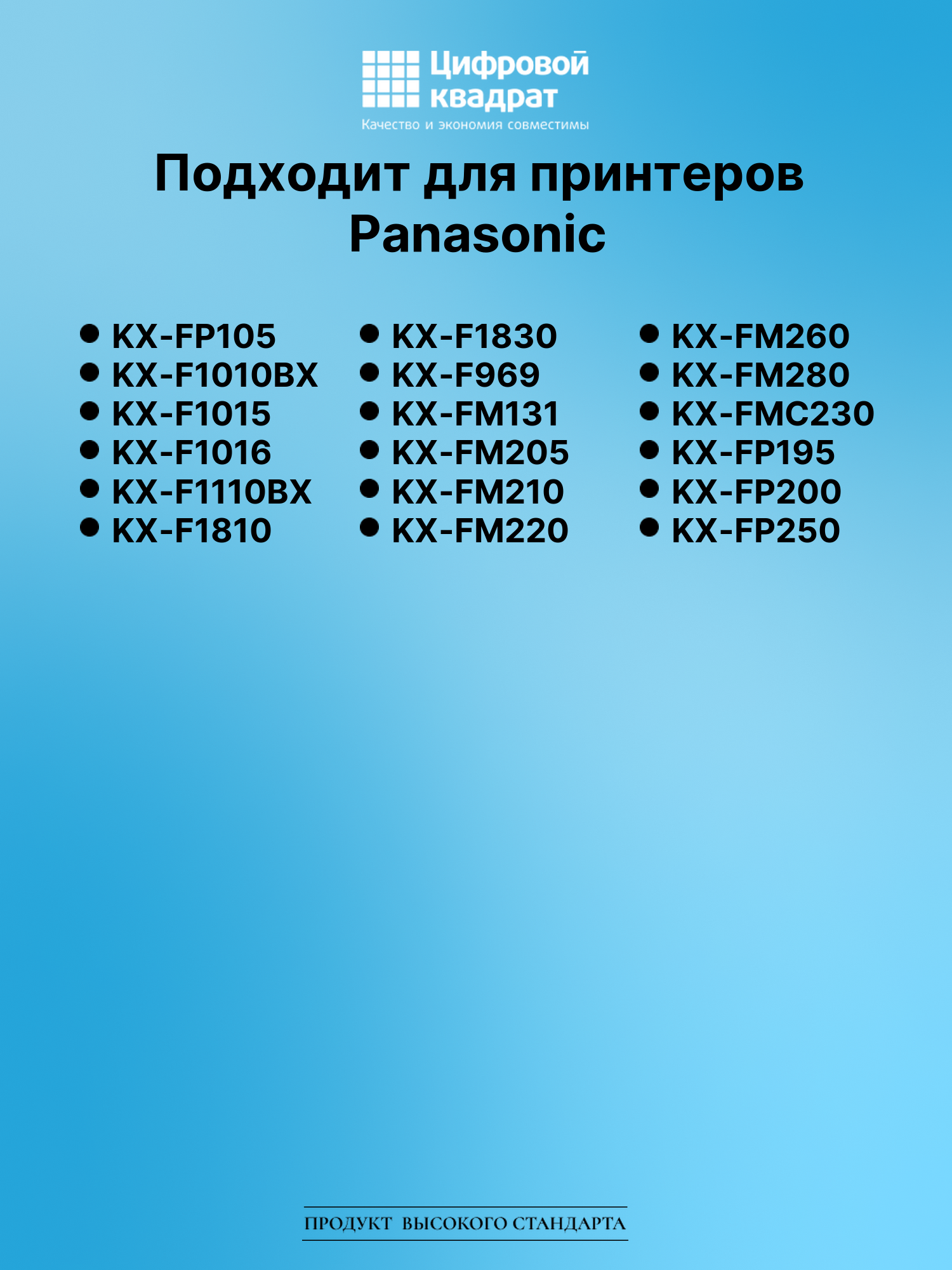 Термопленка для Panasonic KX-FP105 совместимая 2