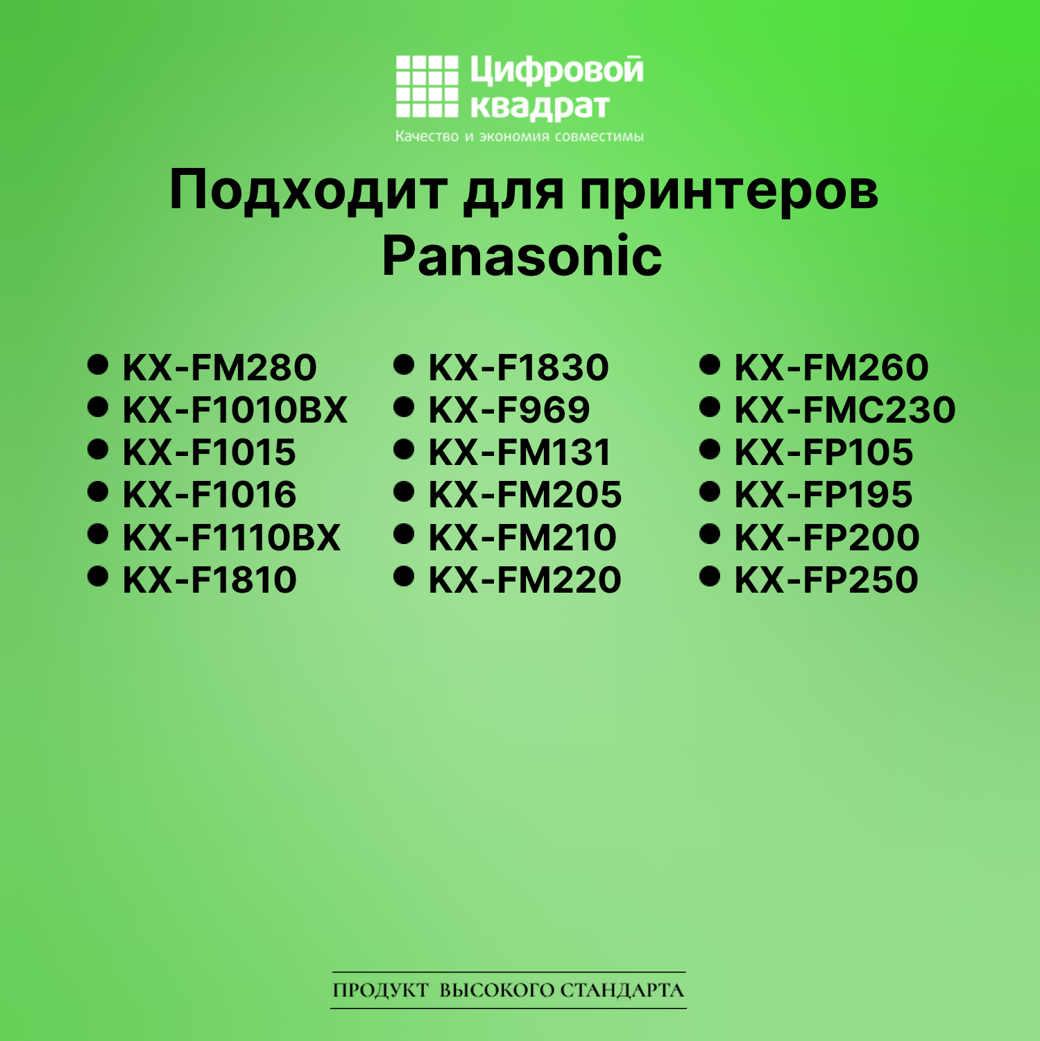 Термопленка для Panasonic KX-FM280 совместимая 2