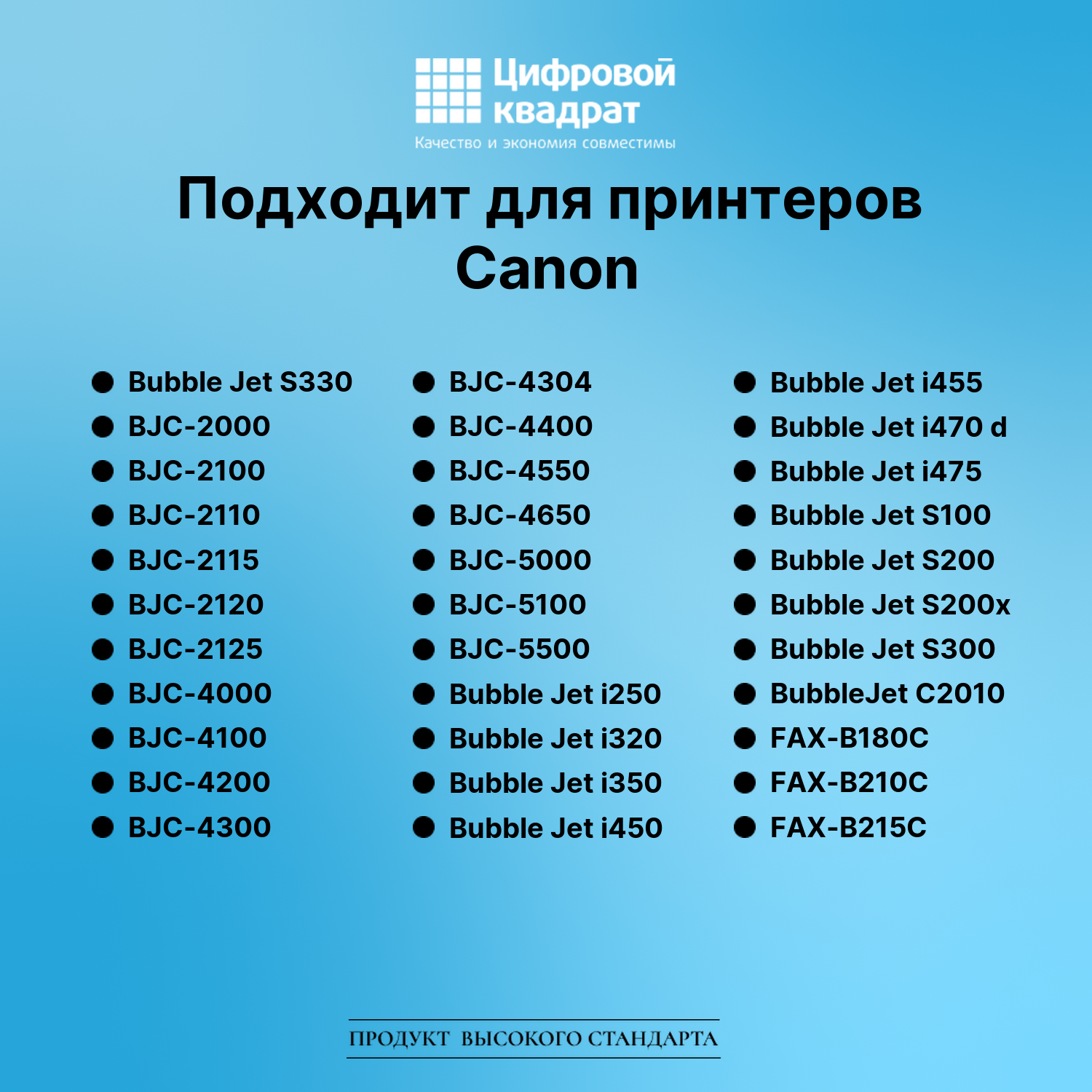 Картридж для Canon BJ-S330 совместимый 2