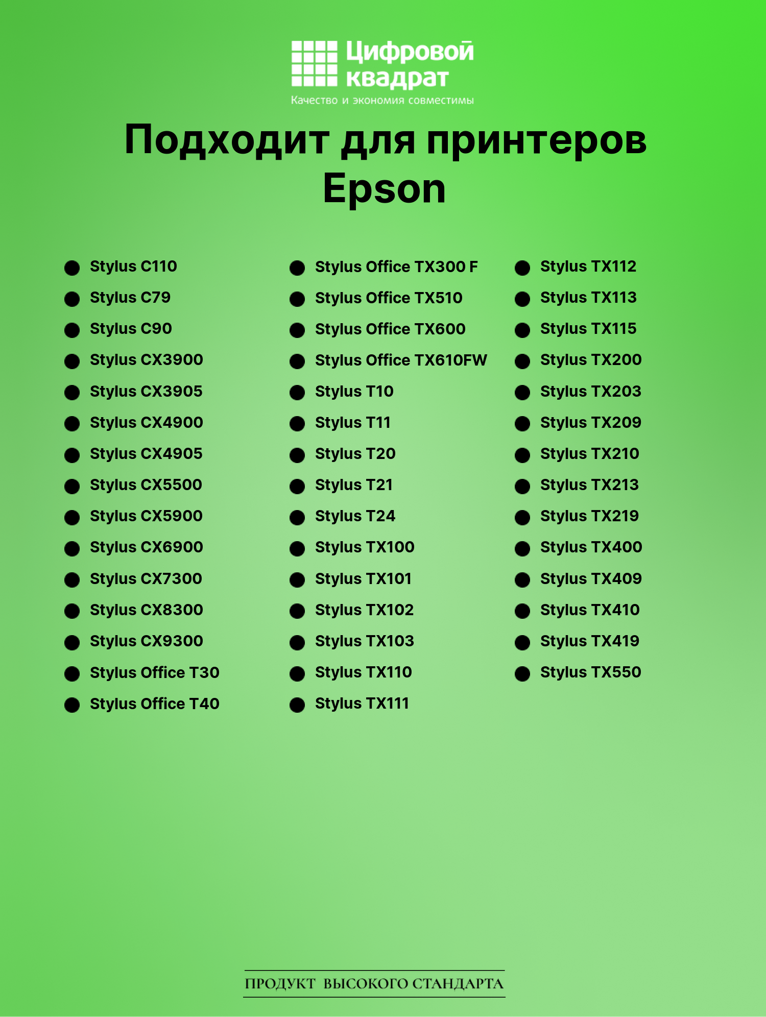 Картридж для Epson C110 с чипом совместимый 2