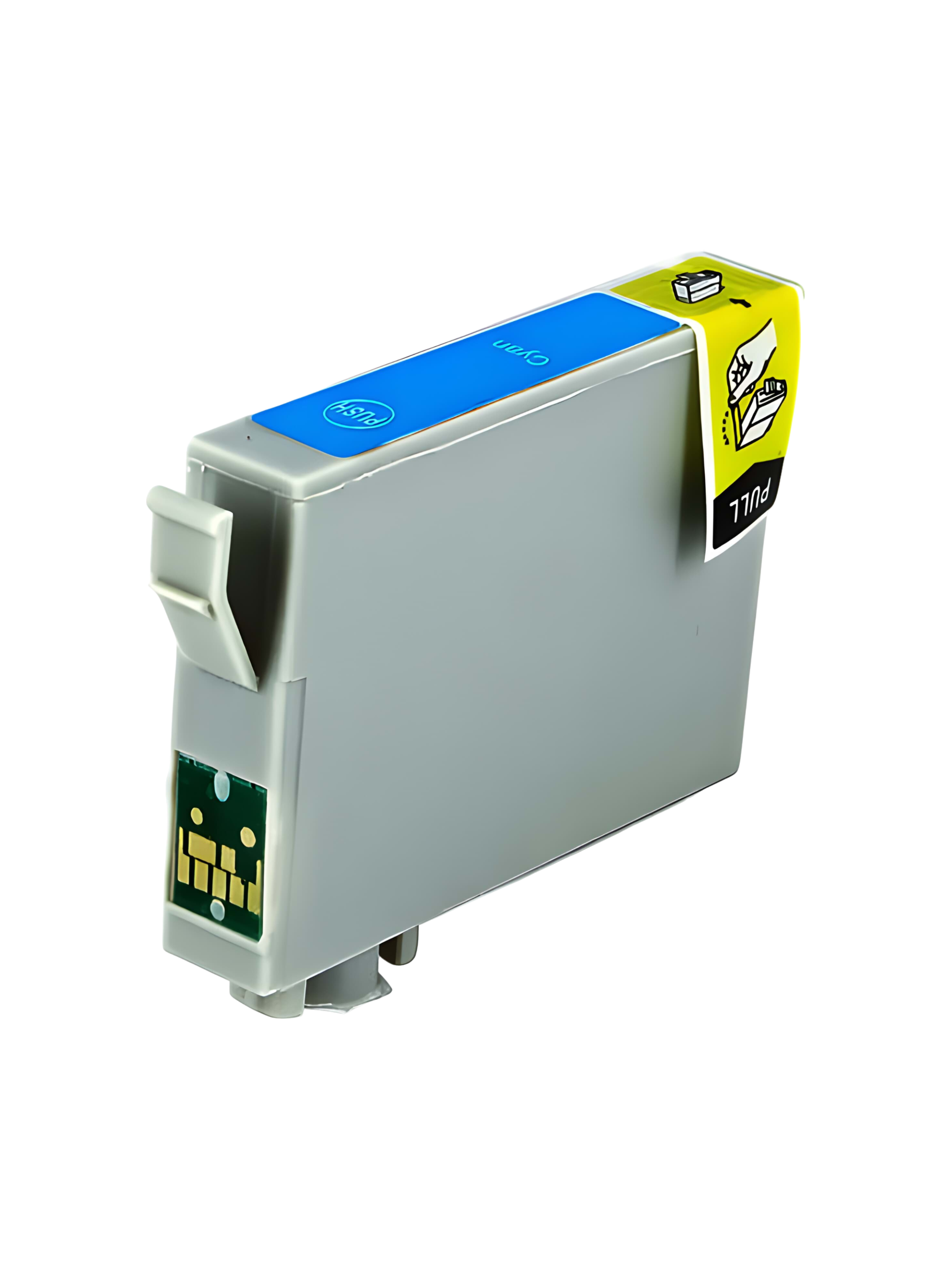 Картридж T0812/T0822 Epson голубой с чипом совместимый 1