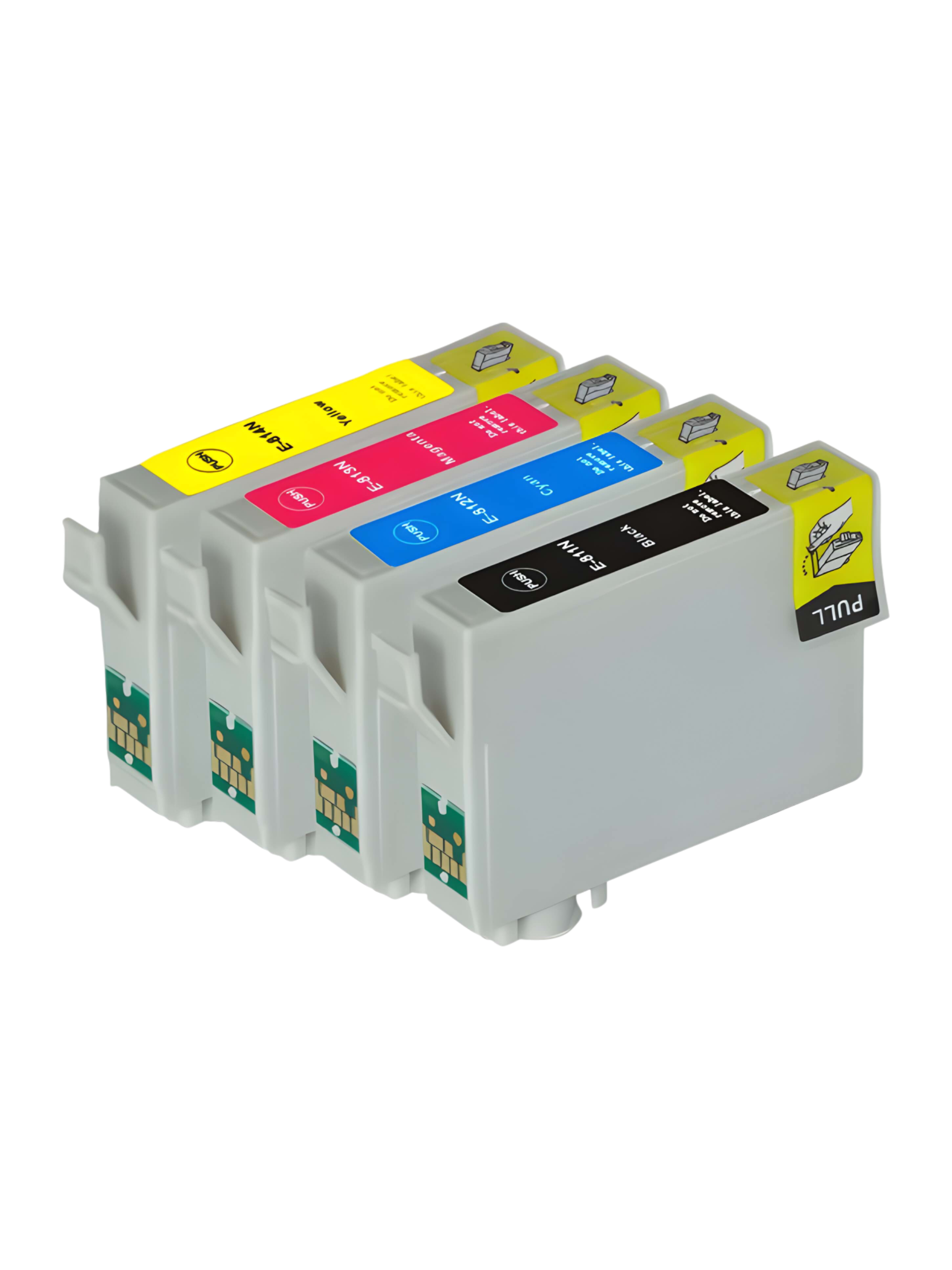 Набор картриджей T0811-T0814 Epson с чипом совместимый 1