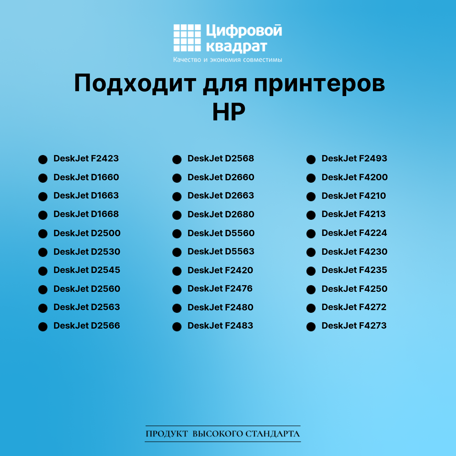 Картридж для HP DeskJet F2423 совместимый 2
