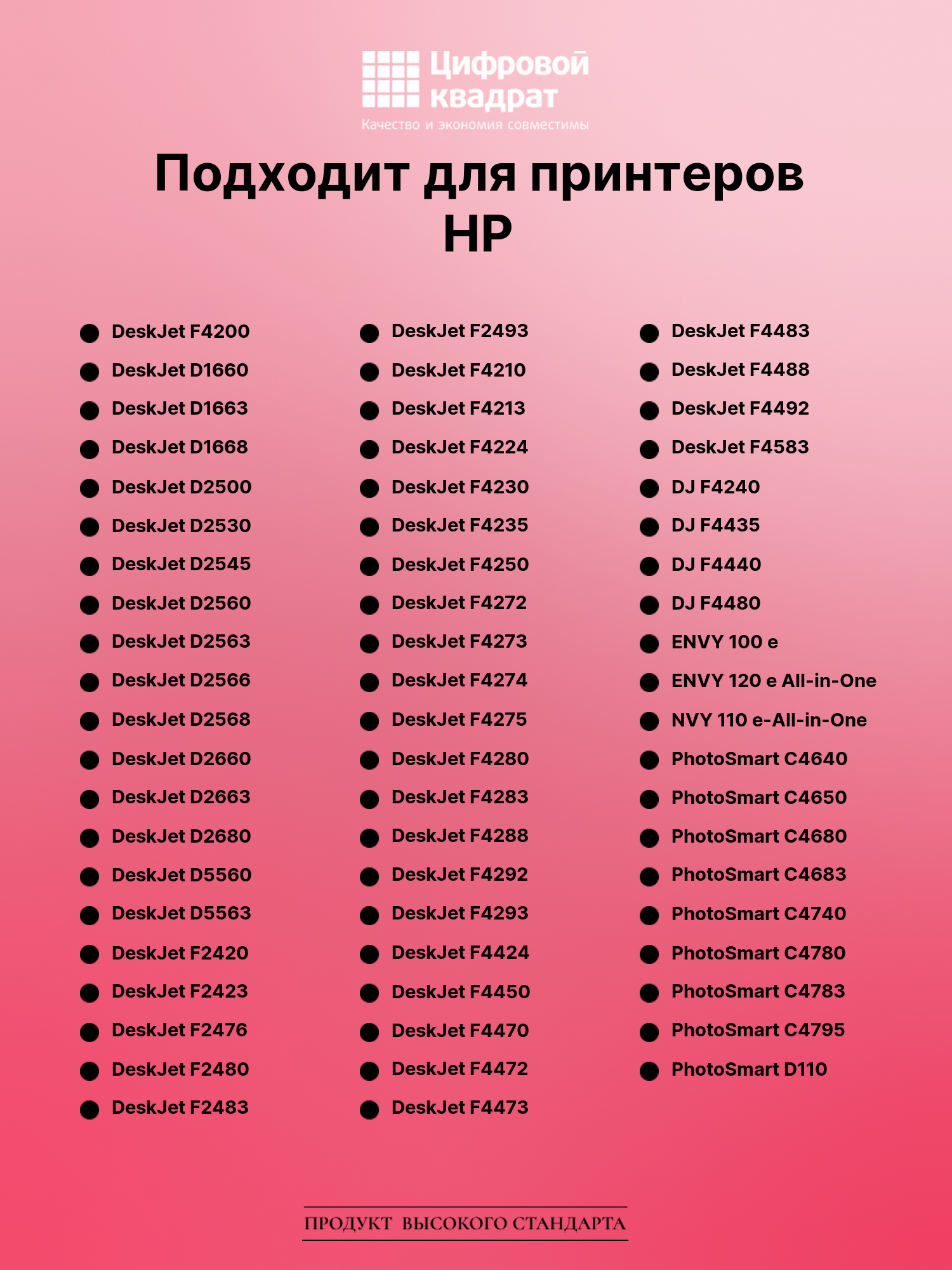 Картридж для HP DeskJet F4200 совместимый 2