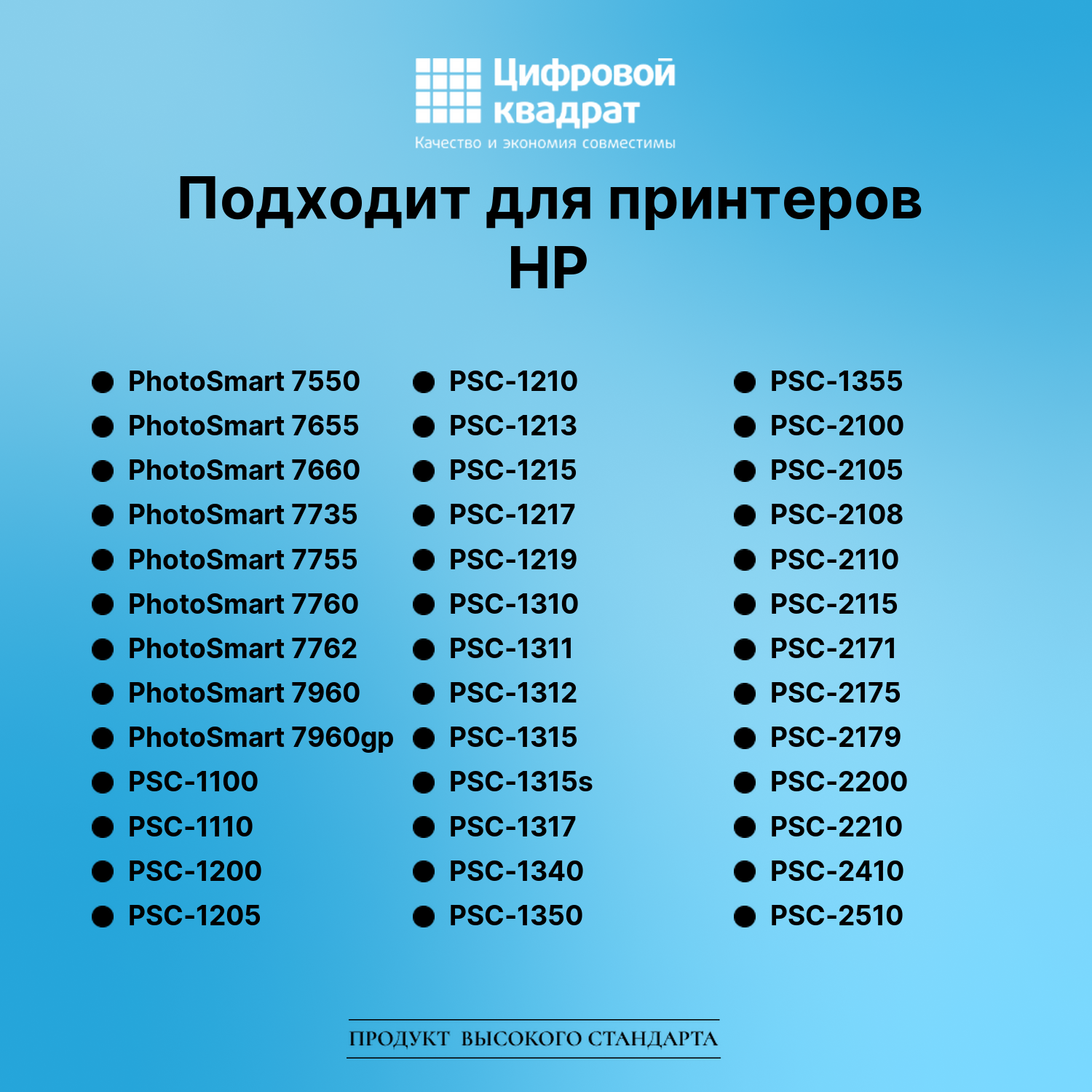Картридж для HP PhotoSmart 230 совместимый 3