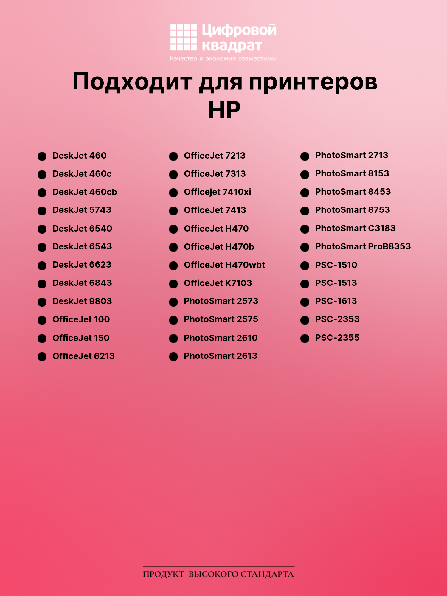 Картридж для HP 460 совместимый 2