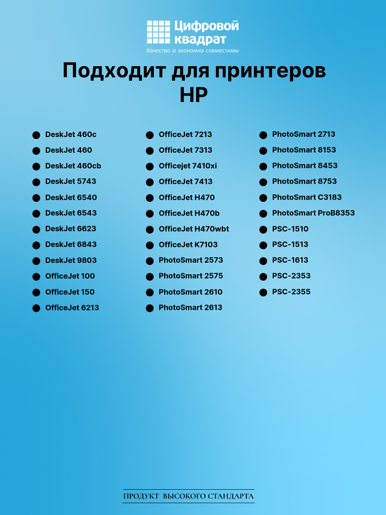 Картридж для HP 460C совместимый 2