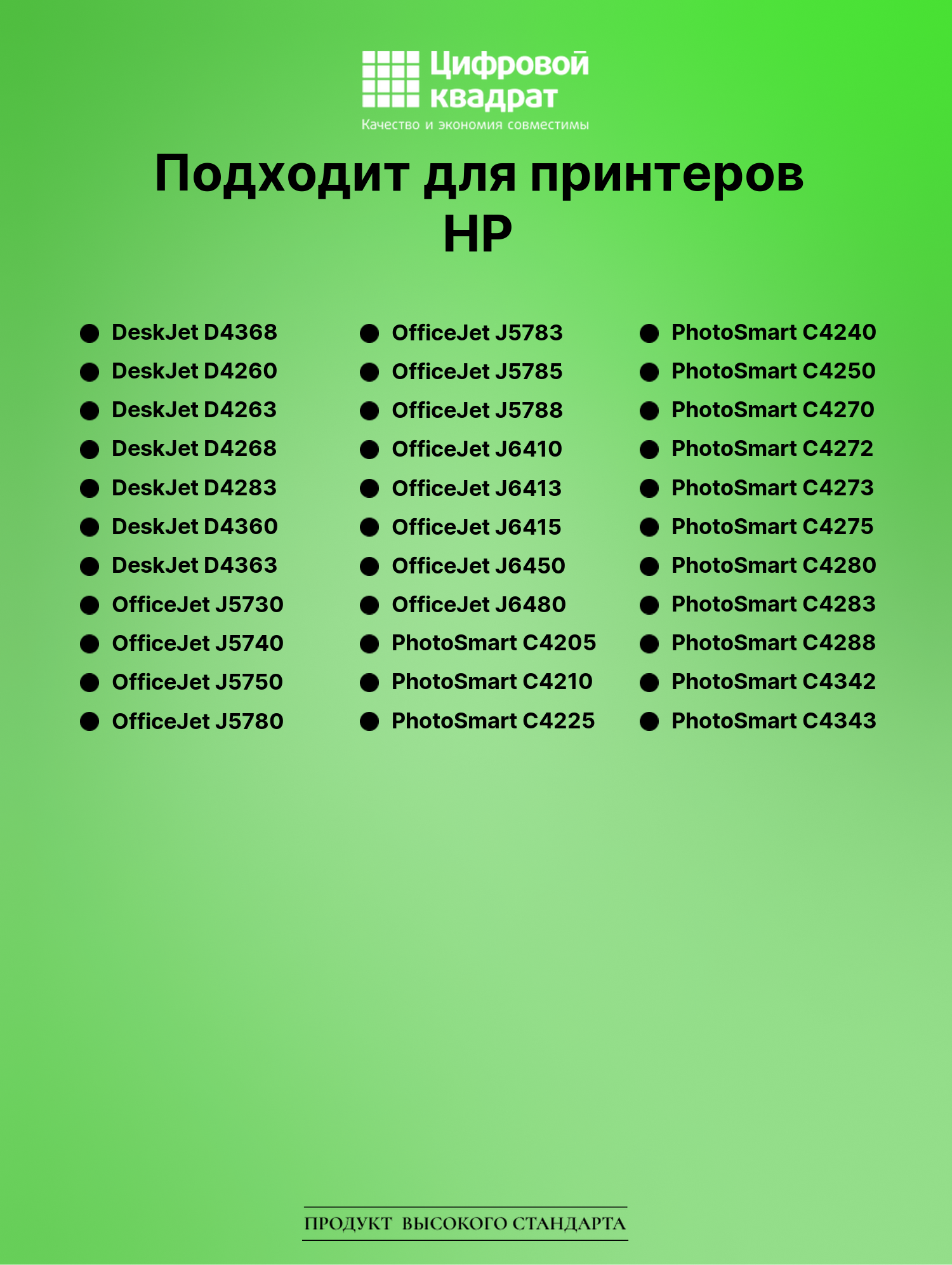 Картридж для HP DeskJet D4368 совместимый 2