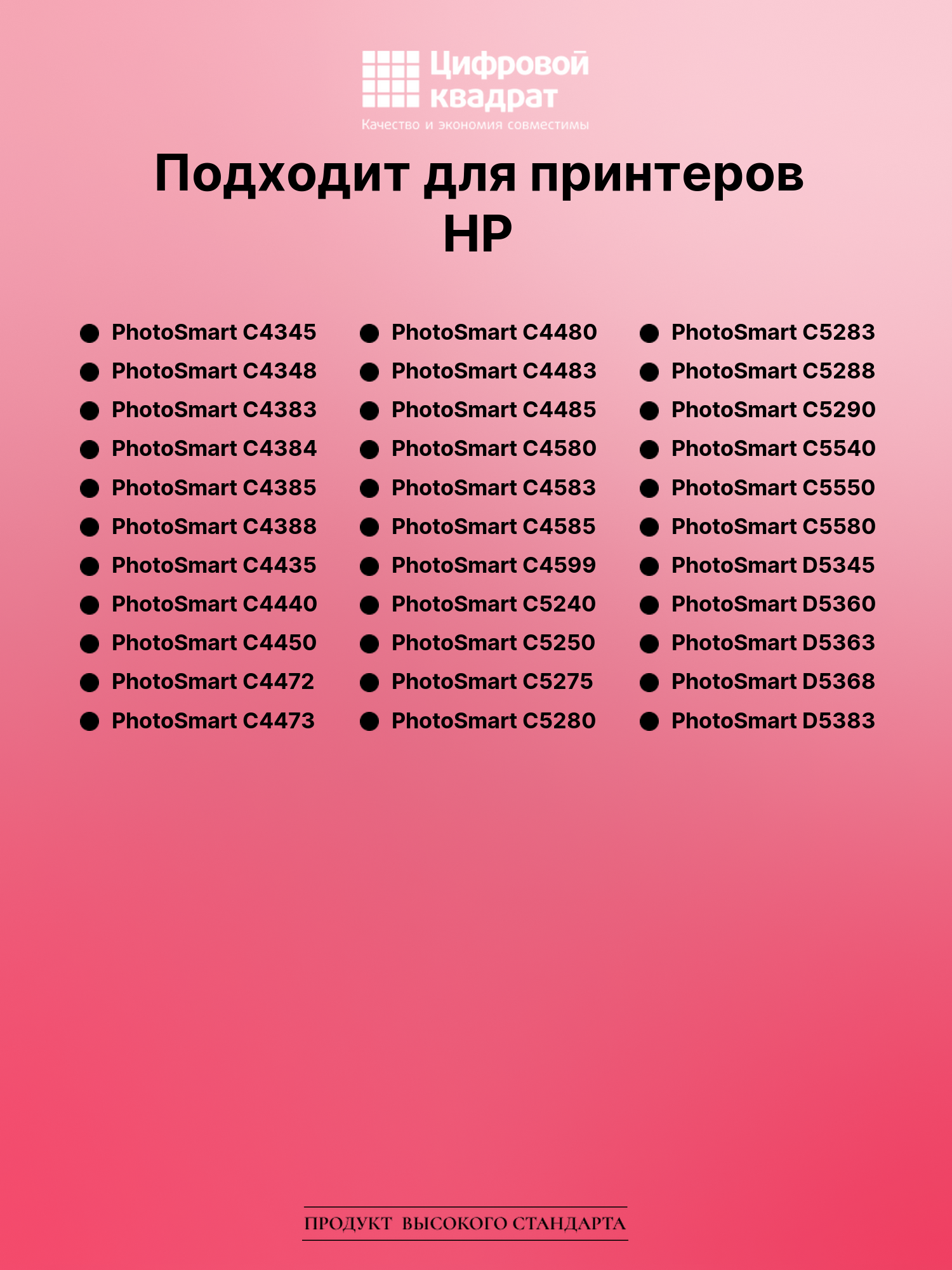 Картридж для HP PhotoSmart C4225 совместимый 3