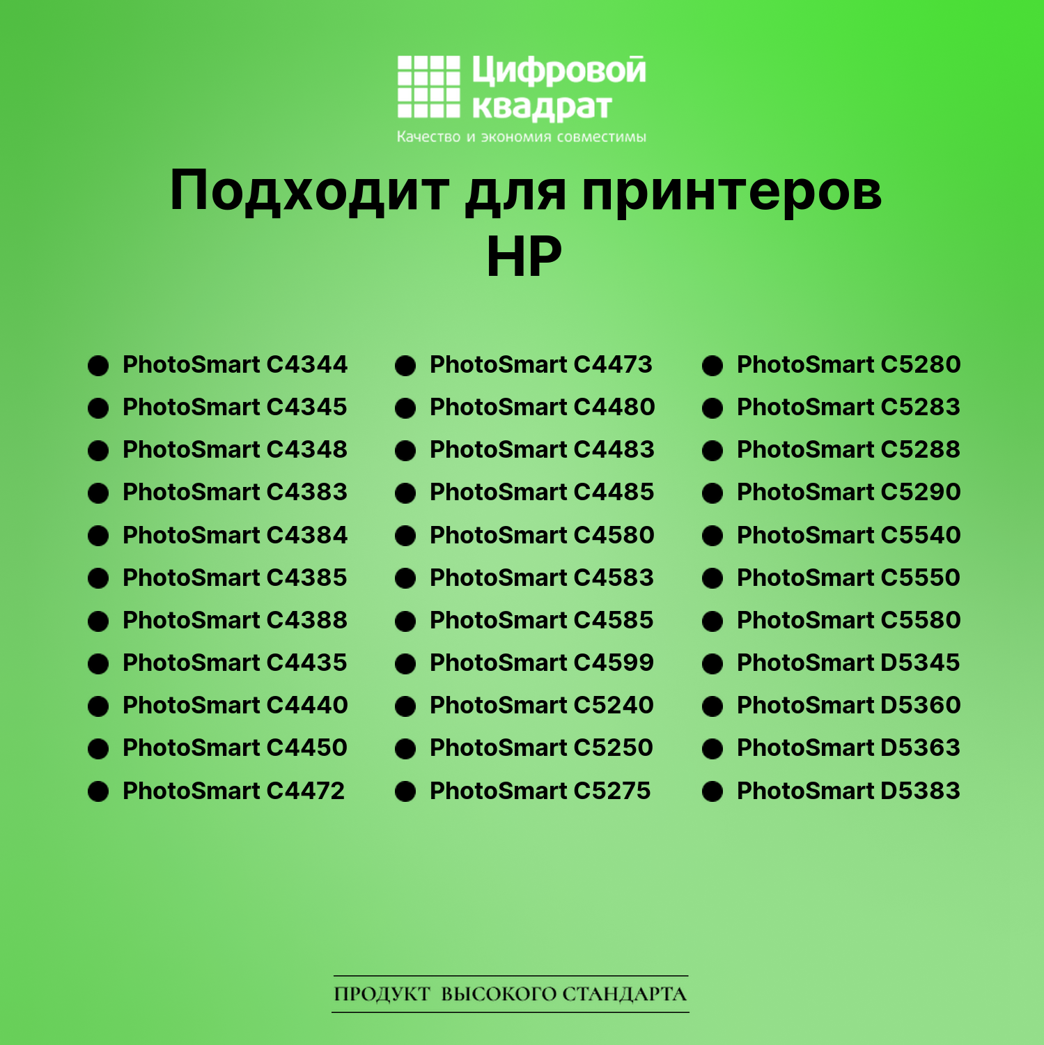 Картридж для HP PhotoSmart D5368 совместимый 3