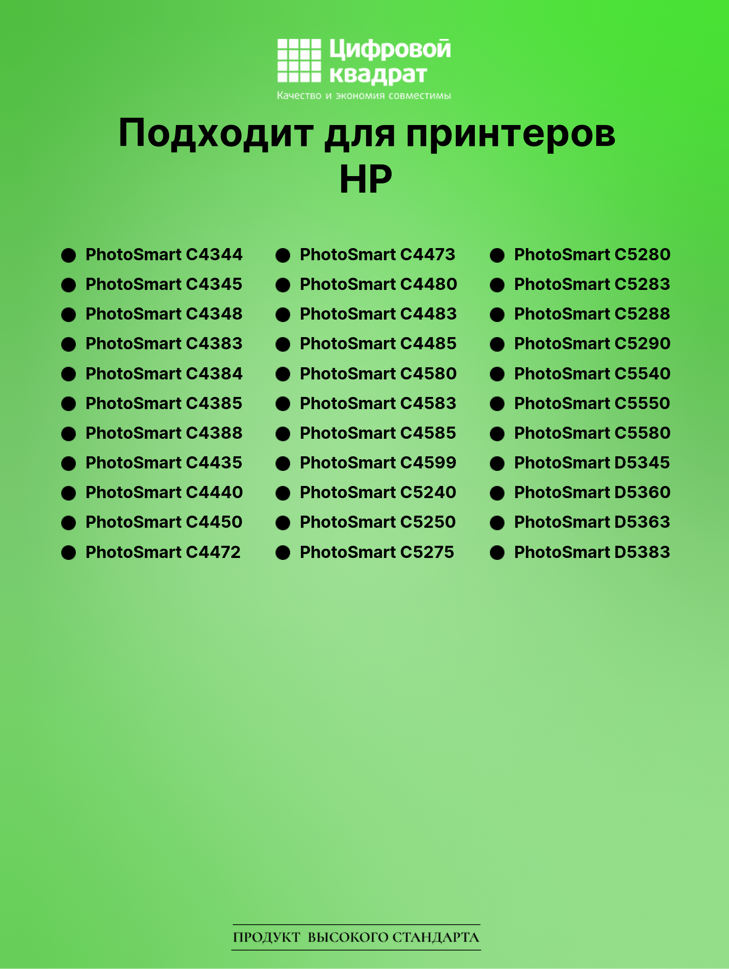Картридж для HP PhotoSmart D5368 совместимый 3