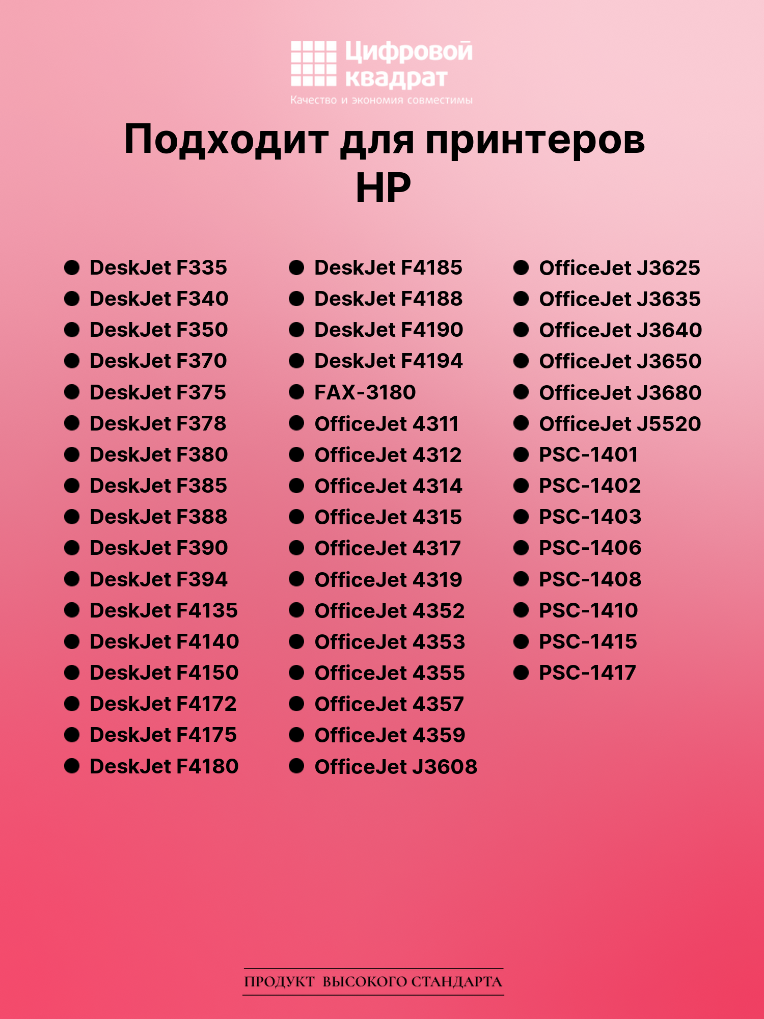 Картридж для HP DeskJet D1430 совместимый 3