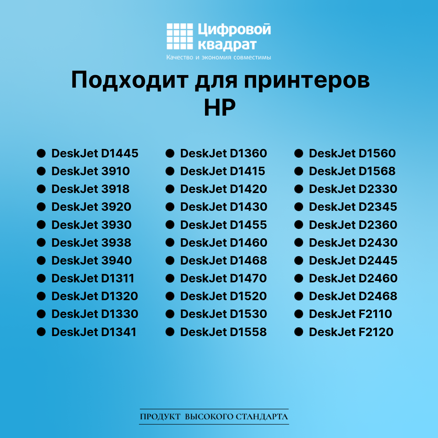 Картридж для HP DeskJet D1445 совместимый 2