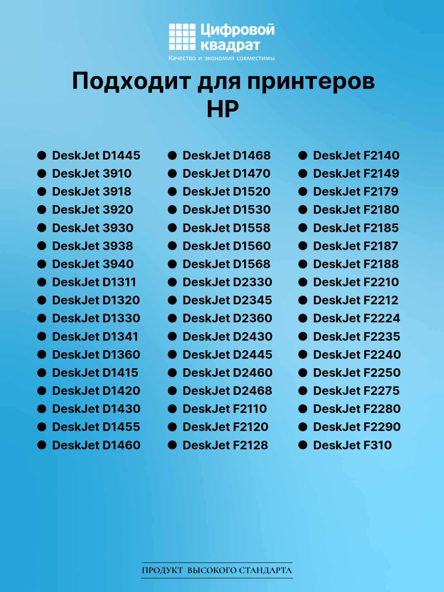 Картридж для HP DeskJet D1445 совместимый 2