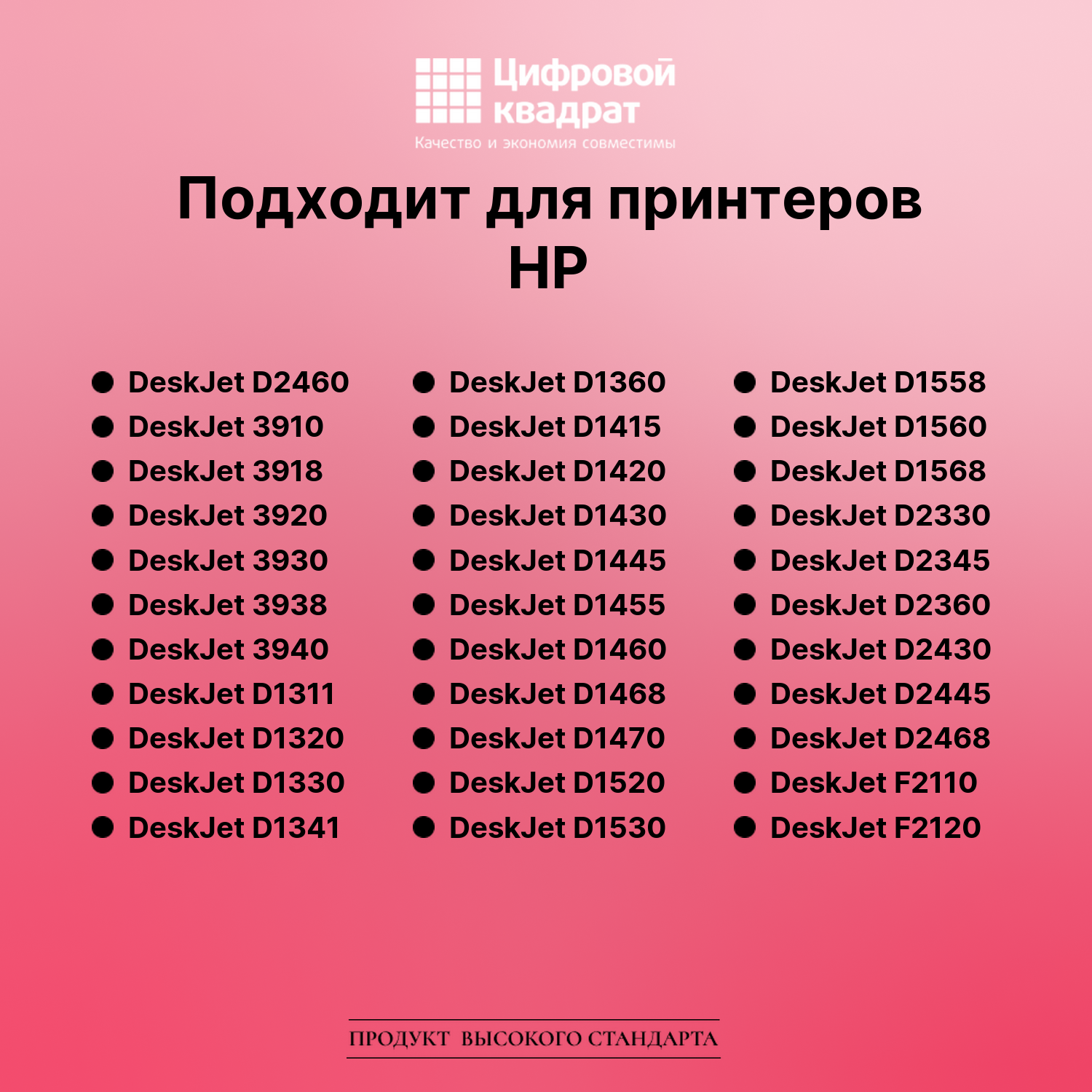 Картридж для HP DeskJet D2460 совместимый 2