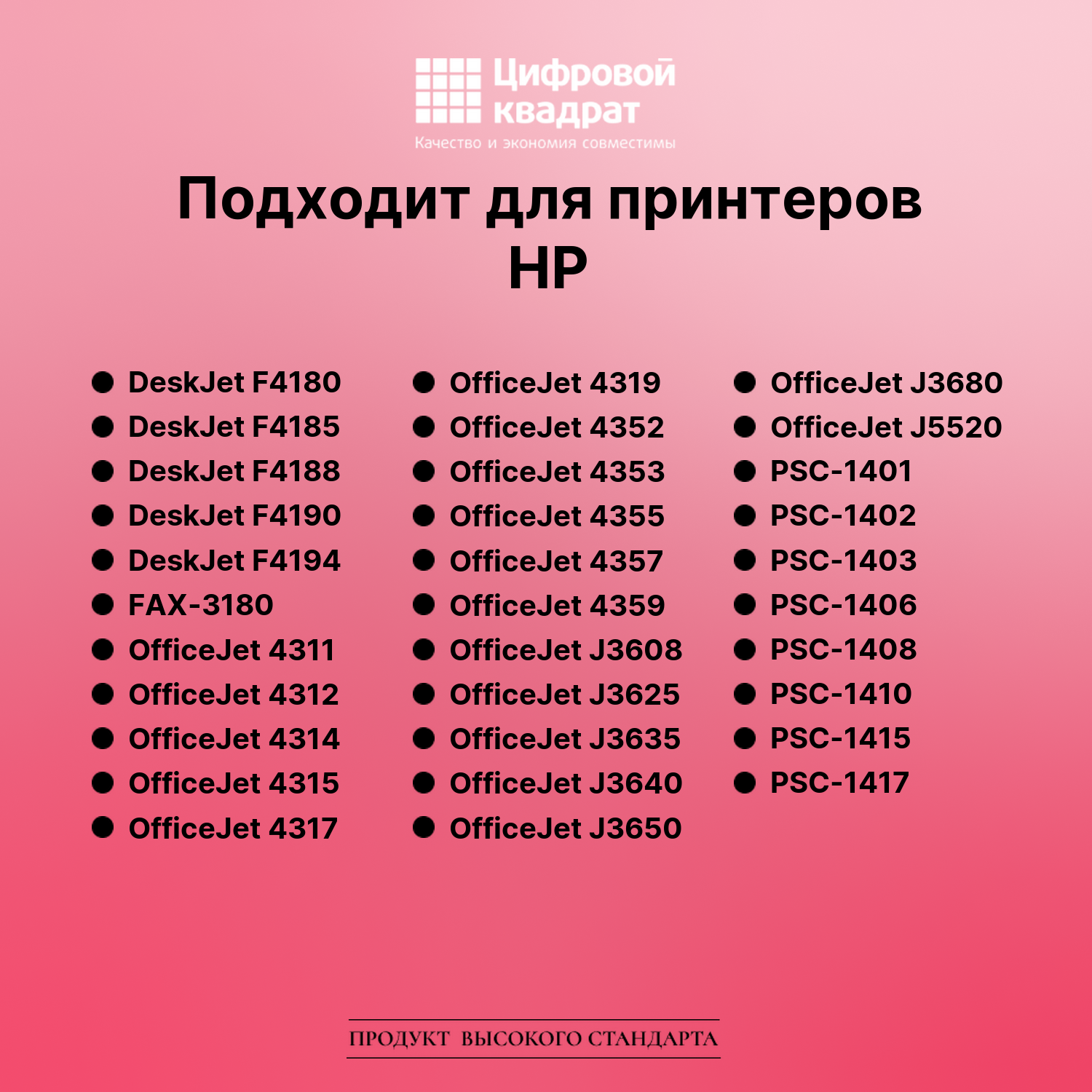 Картридж для HP DeskJet F2250 совместимый 4