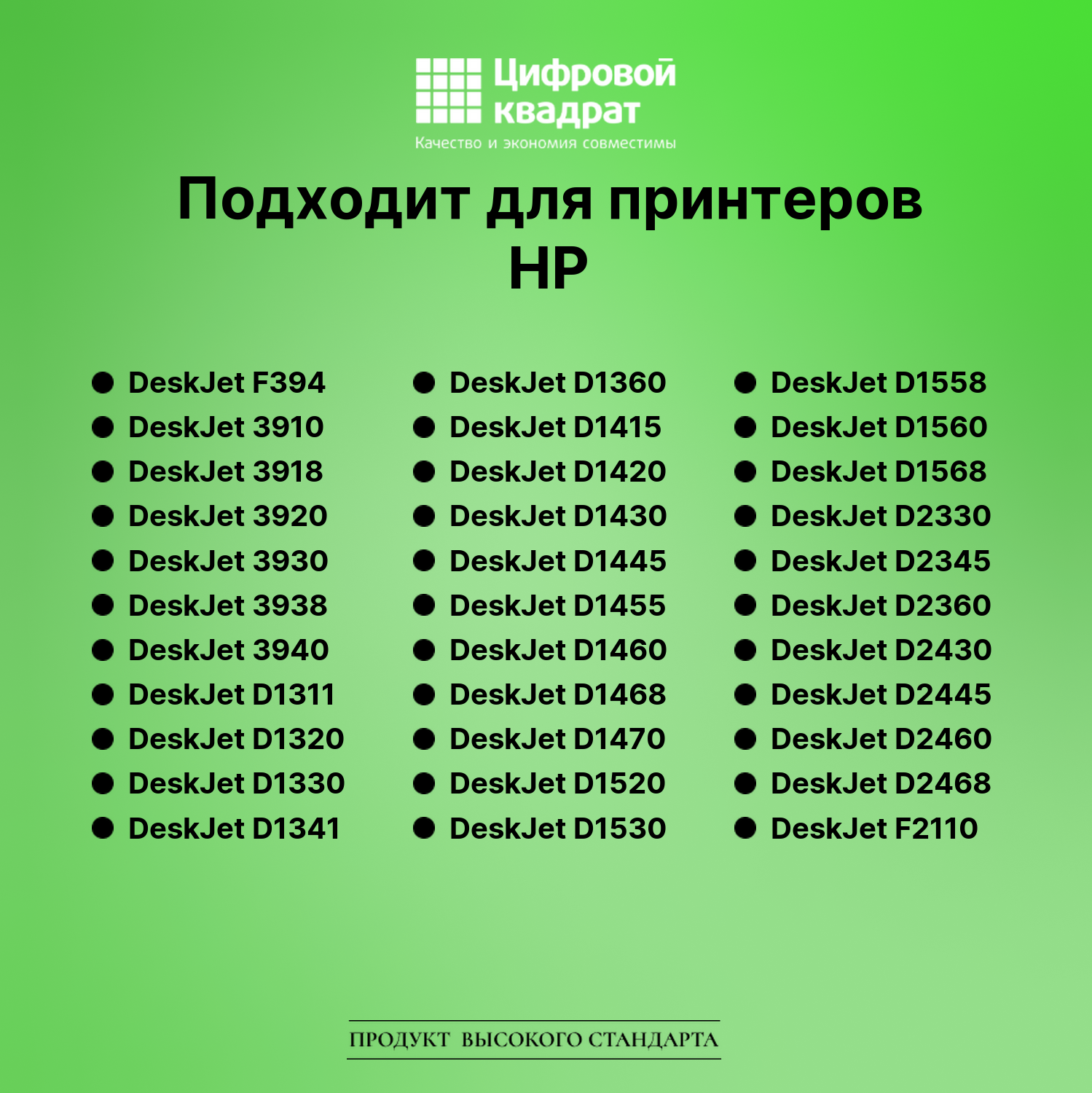 Картридж для HP DeskJet F394 совместимый 2