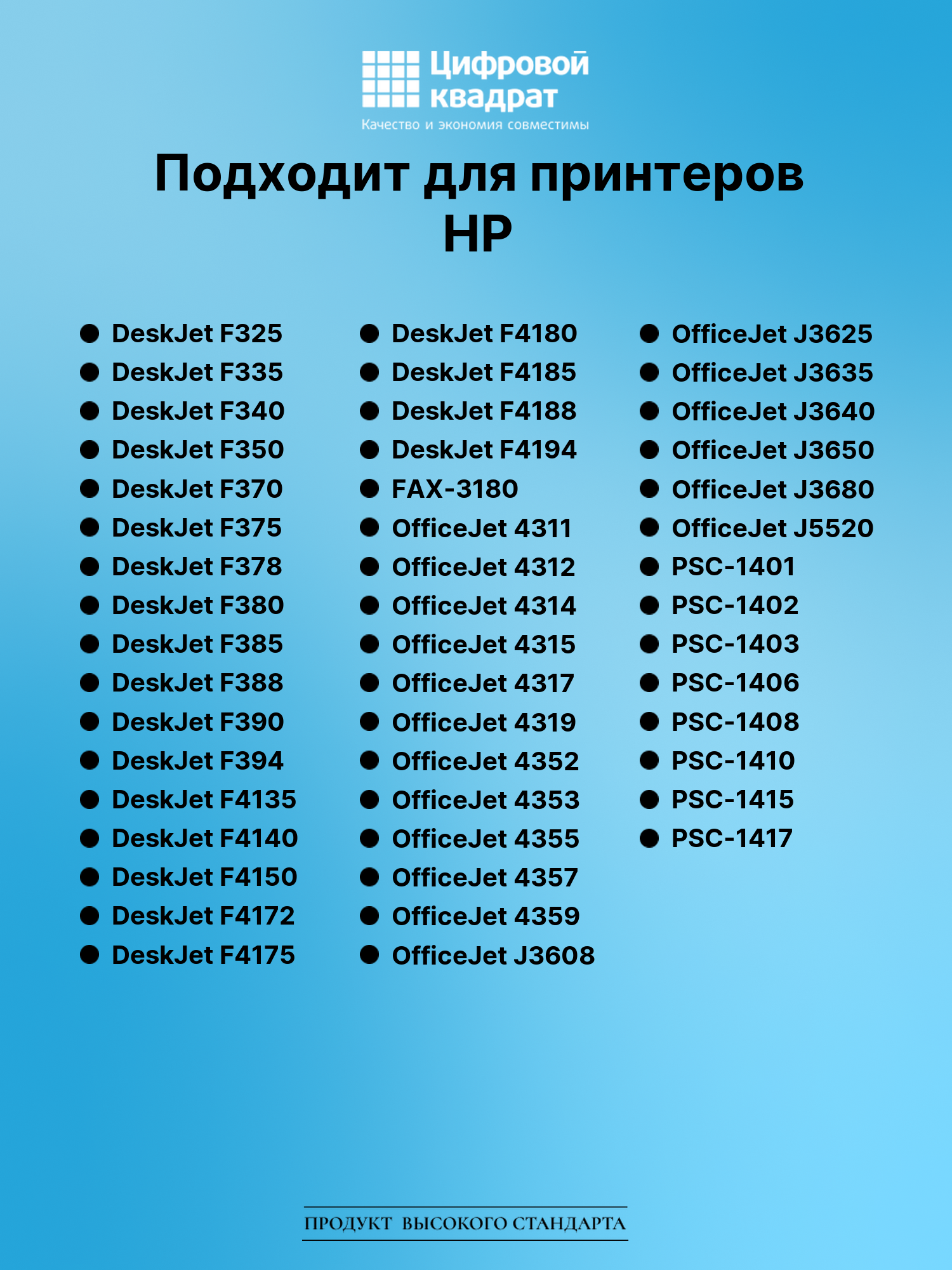 Картридж для HP DeskJet F4190 совместимый 3