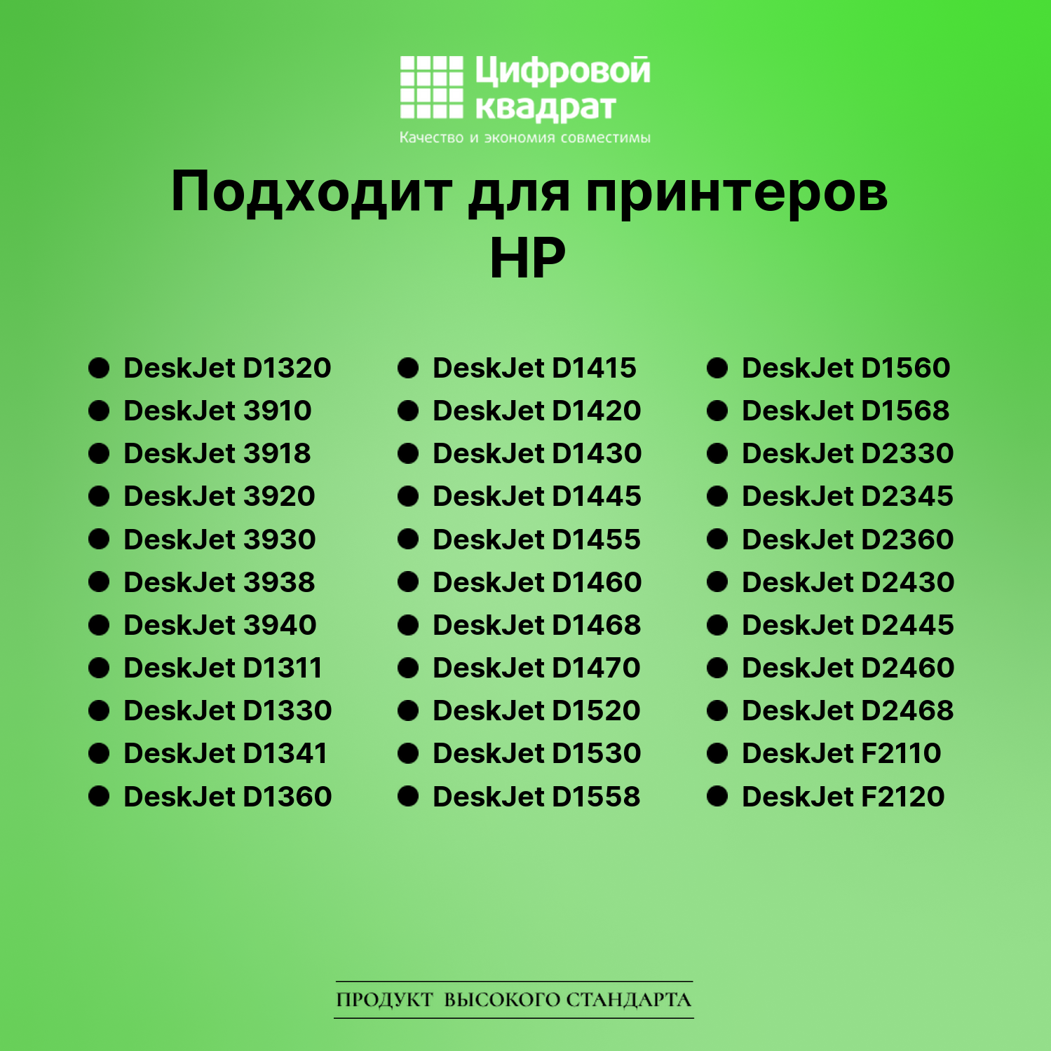 Картридж для HP DeskJet D1320 совместимый 2