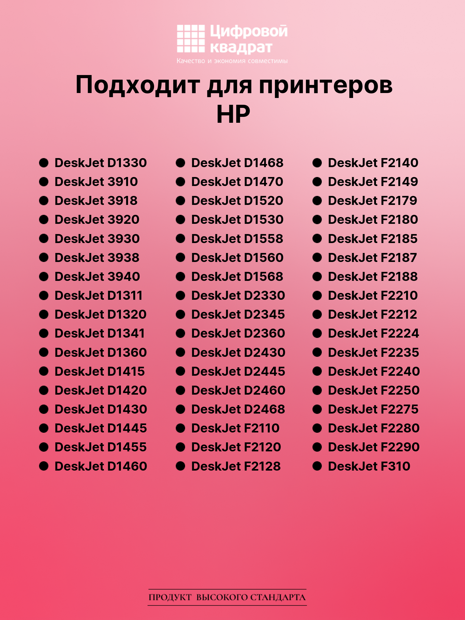 Картридж для HP DeskJet D1330 совместимый 2