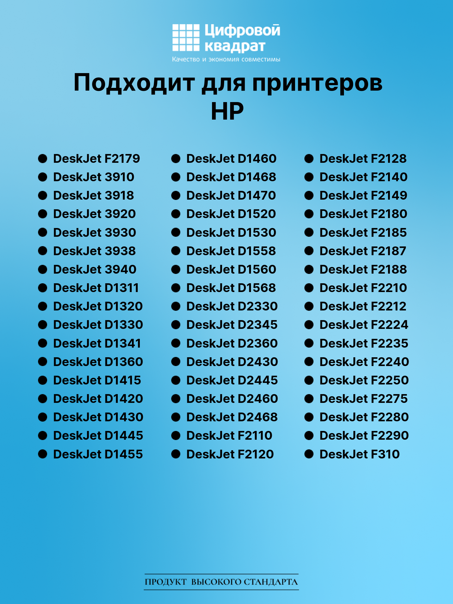 Картридж для HP DeskJet F2179 совместимый 2