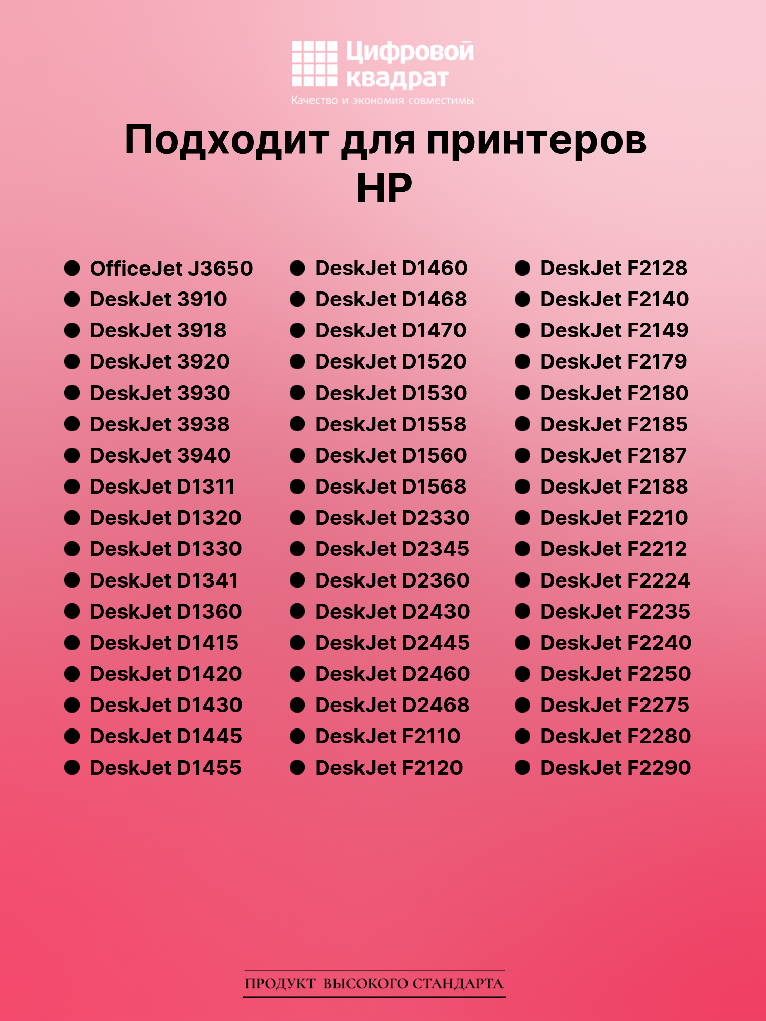 Картридж для HP OfficeJet J3650 совместимый 2