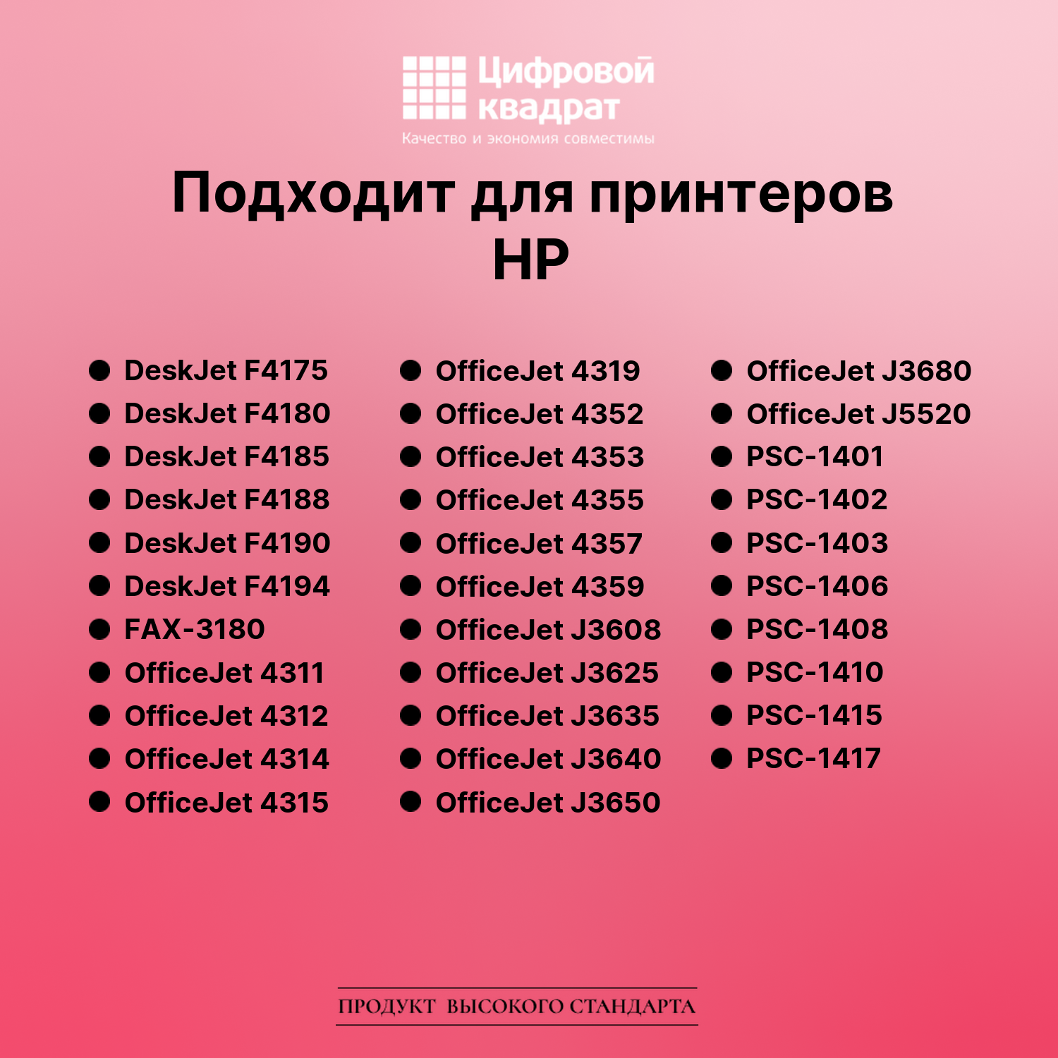 Картридж для HP OfficeJet 4317 совместимый 4