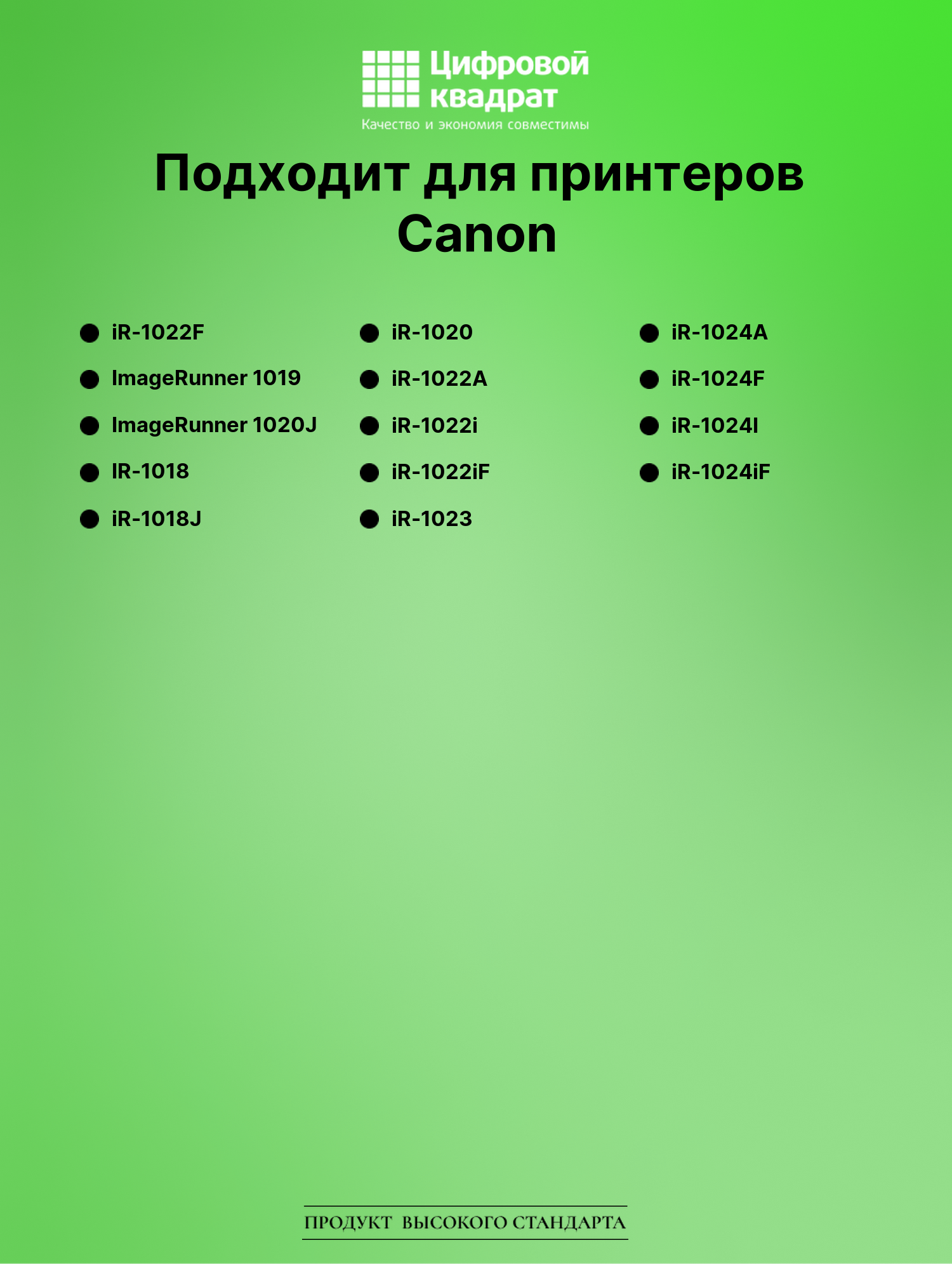 Картридж для Canon iR-1022F совместимый 2