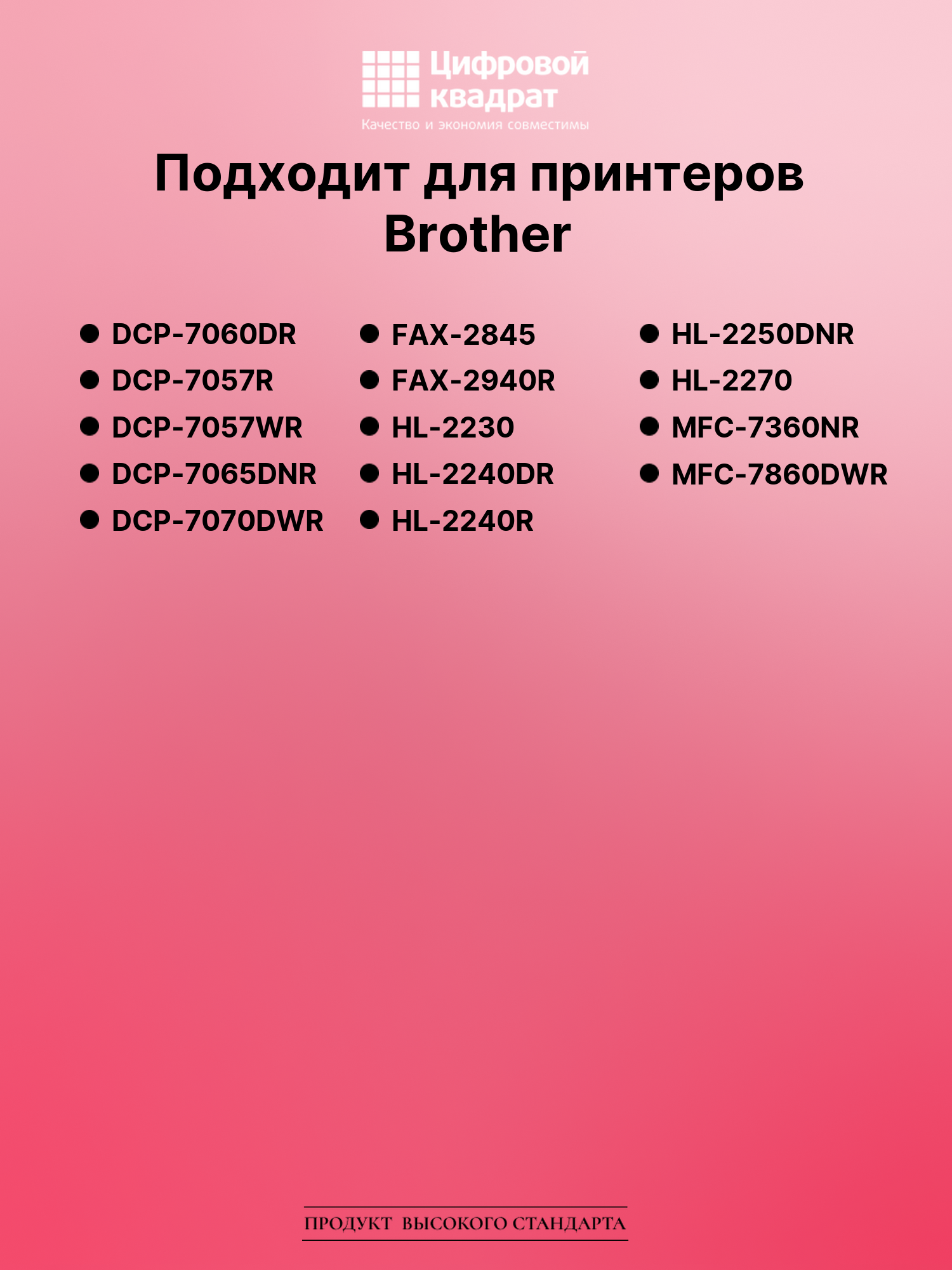 Картридж для Brother DCP-7060DR (TN-2275), FAX-2845 2