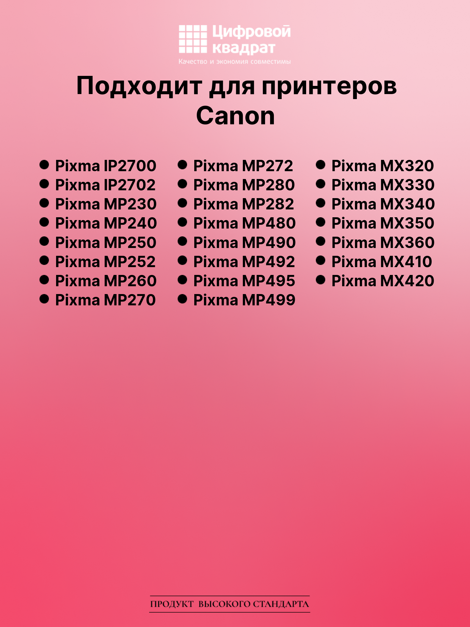 Картридж для Canon Pixma IP2700 совместимый 2