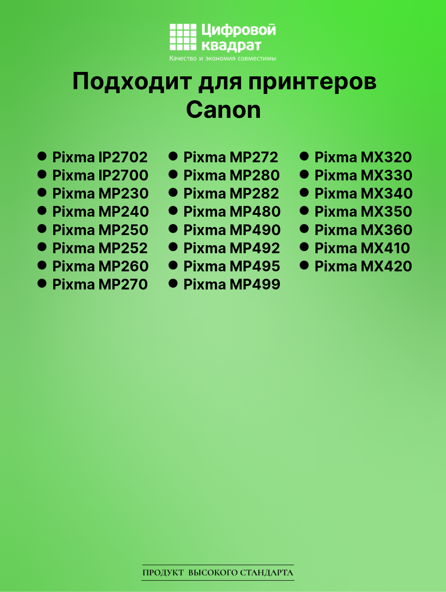 Картридж для Canon Pixma IP2702 совместимый 2