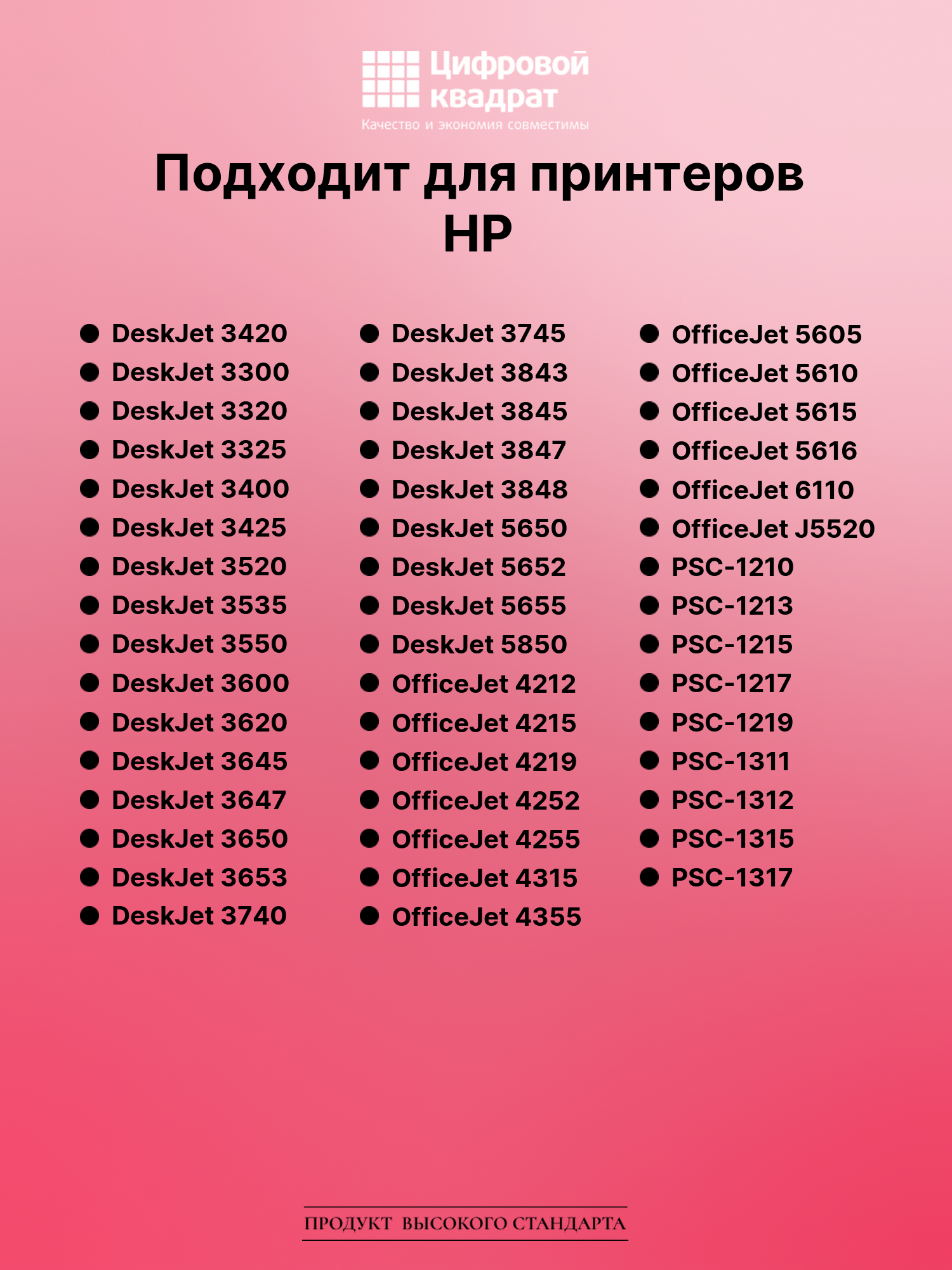 Картридж для HP DeskJet 3420 совместимый 2