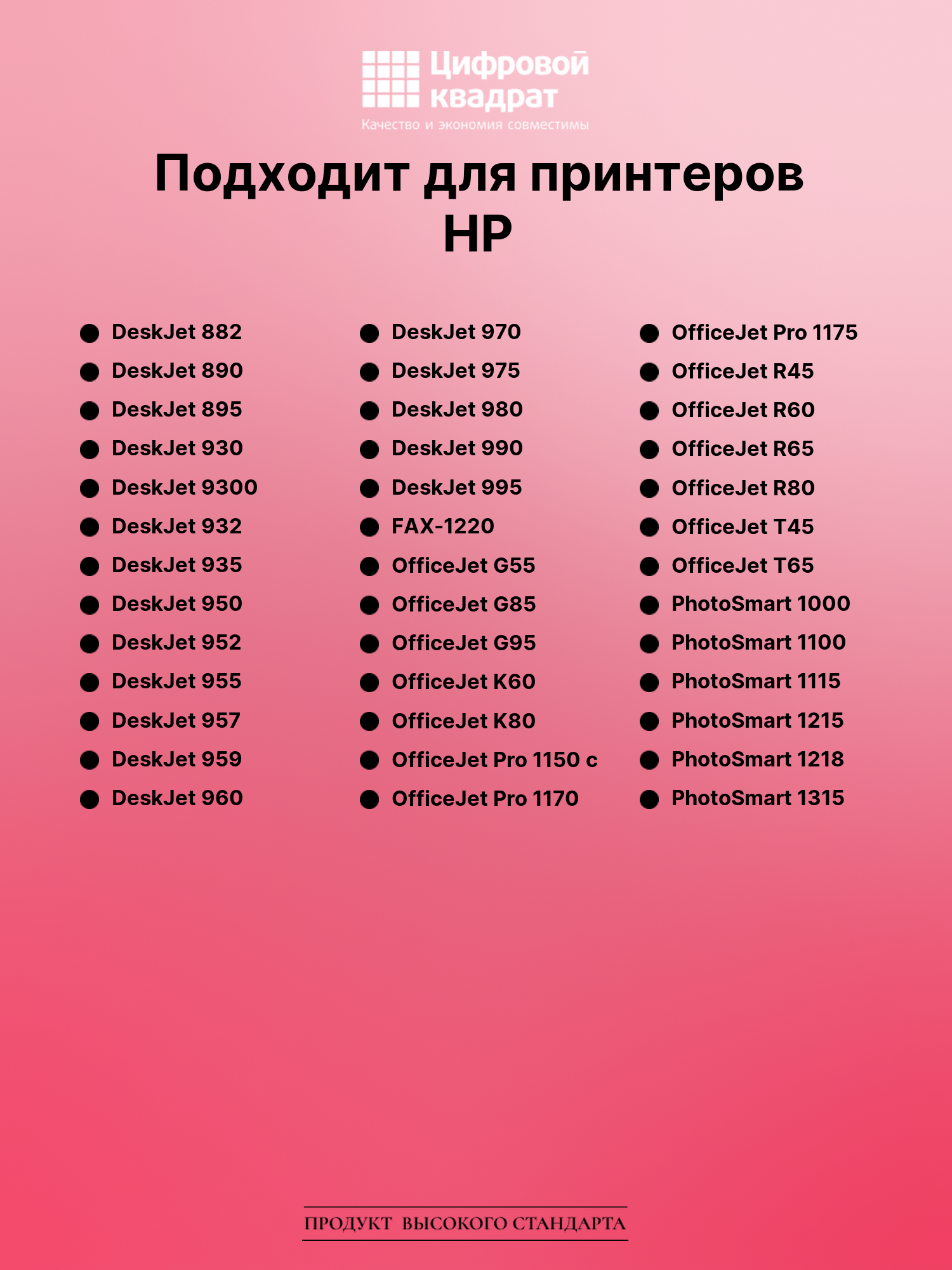 Картридж для HP 890 совместимый 3