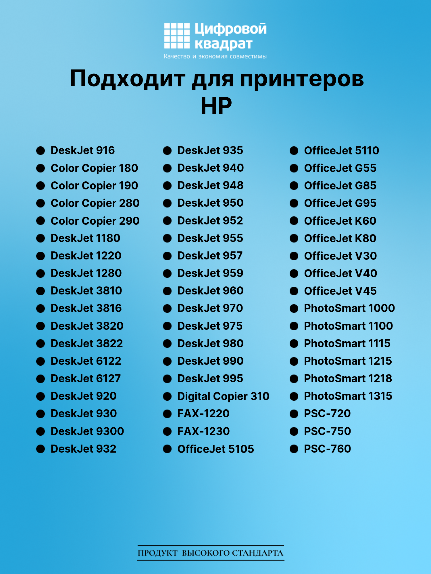 Картридж для HP DeskJet 916 совместимый 2